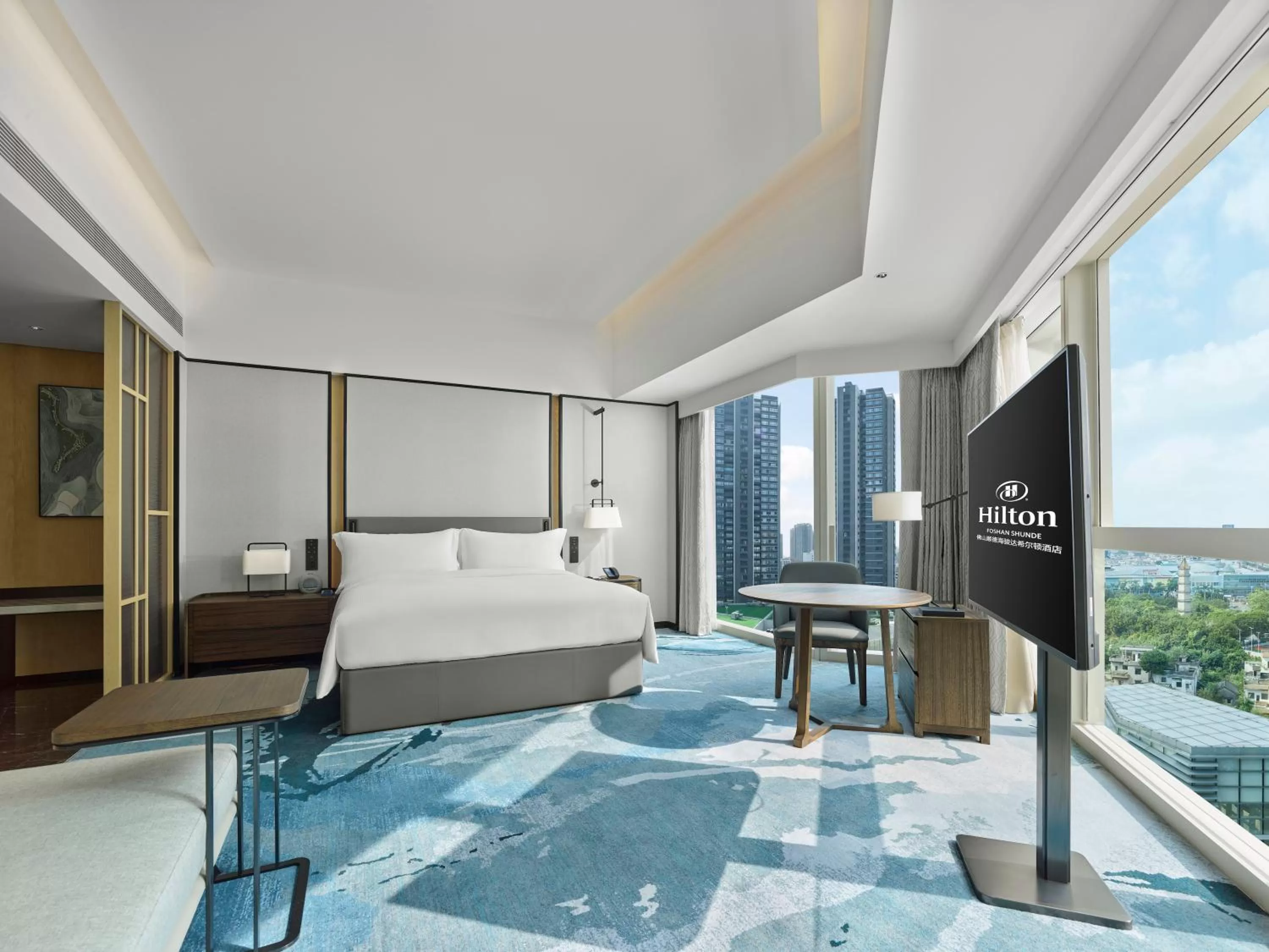 Bedroom, Bed in Hilton Foshan Shunde