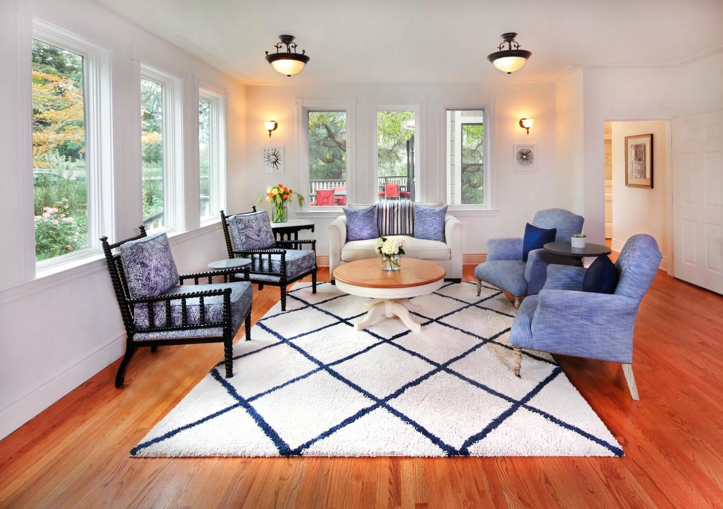 Lobby or reception in The Grape Leaf Inn