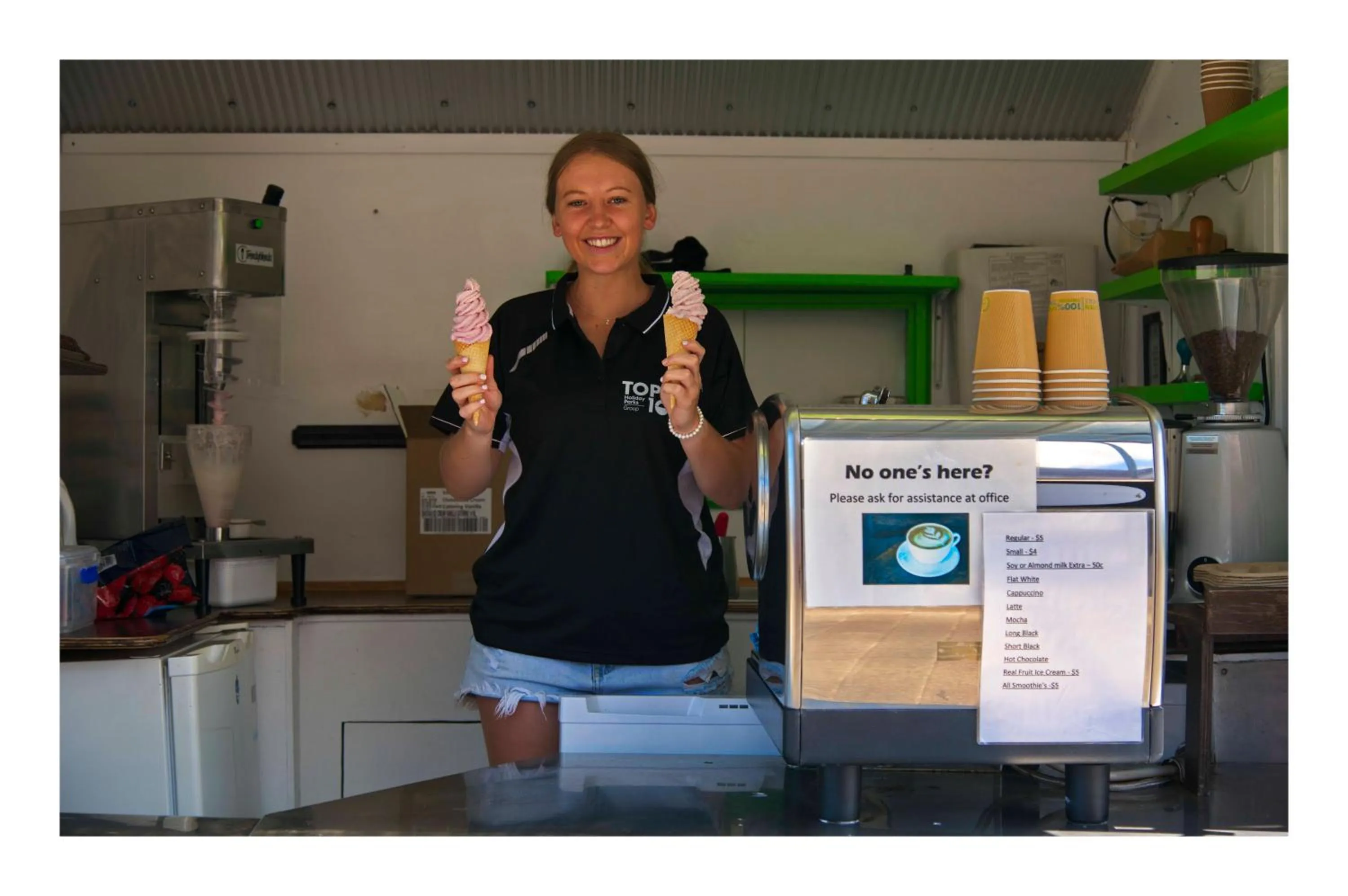 Staff in Greymouth Seaside TOP 10 Holiday Park