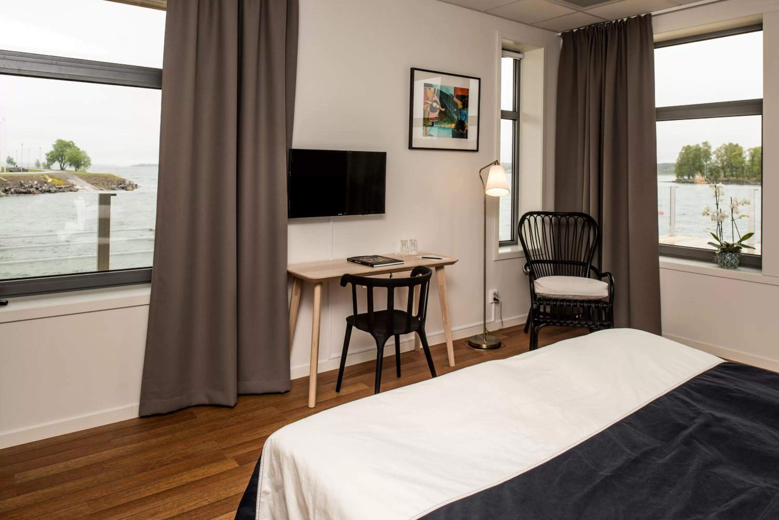 Bed in Strandpiren Hotell