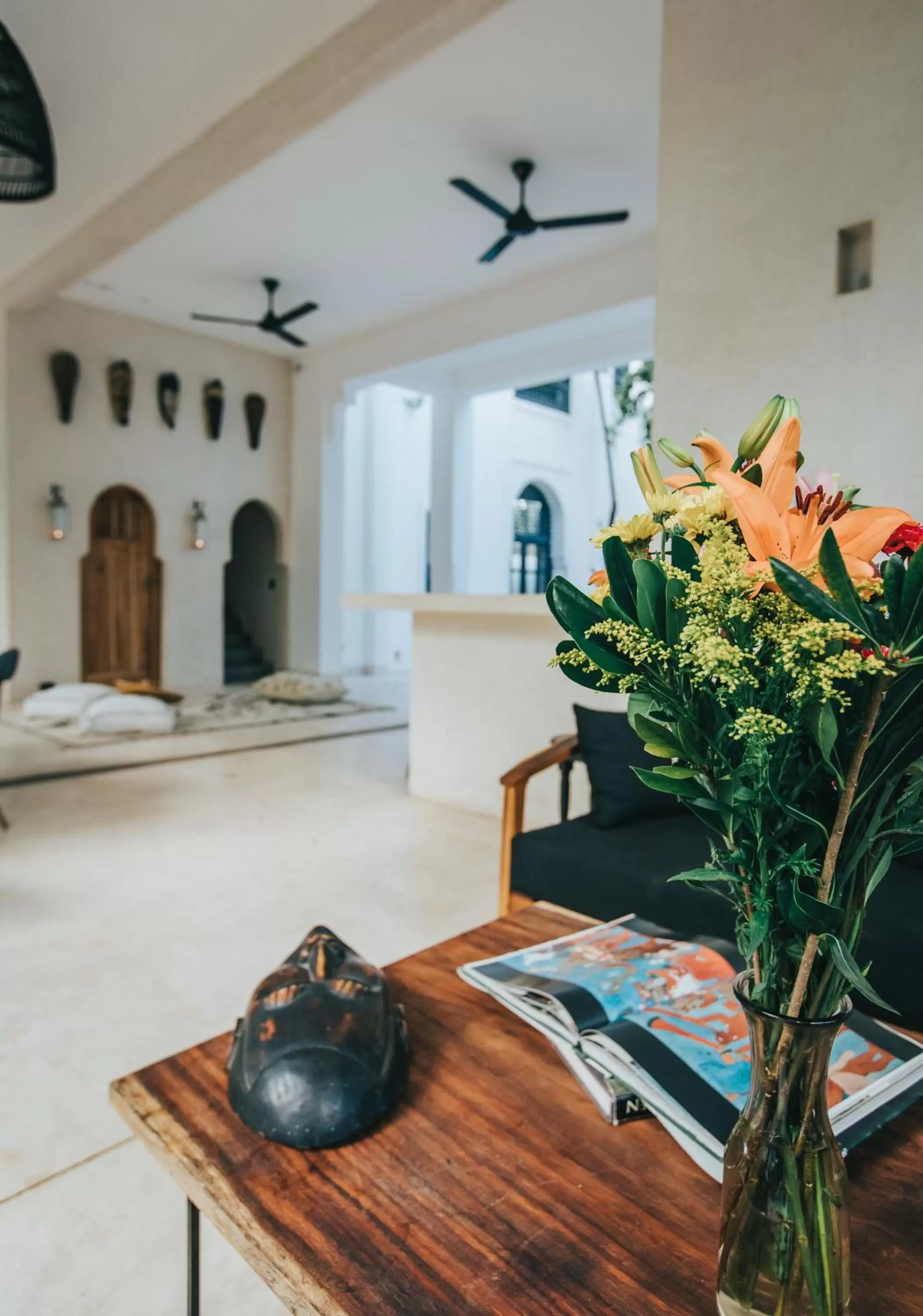 Living room in Ambre & Epices Jungle Hotel & Spa