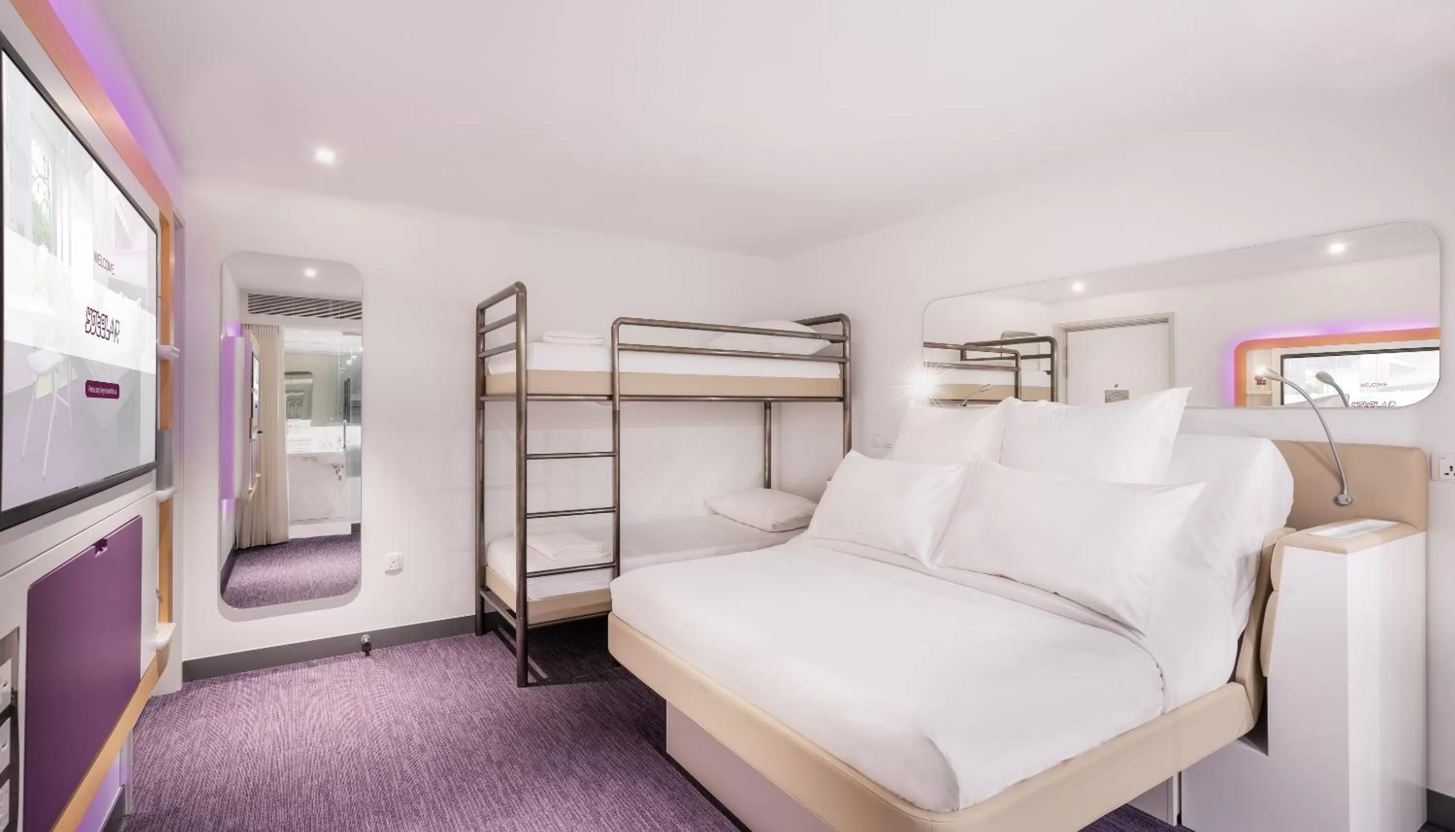 Family Room in YOTELAIR Singapore Changi Airport Landside