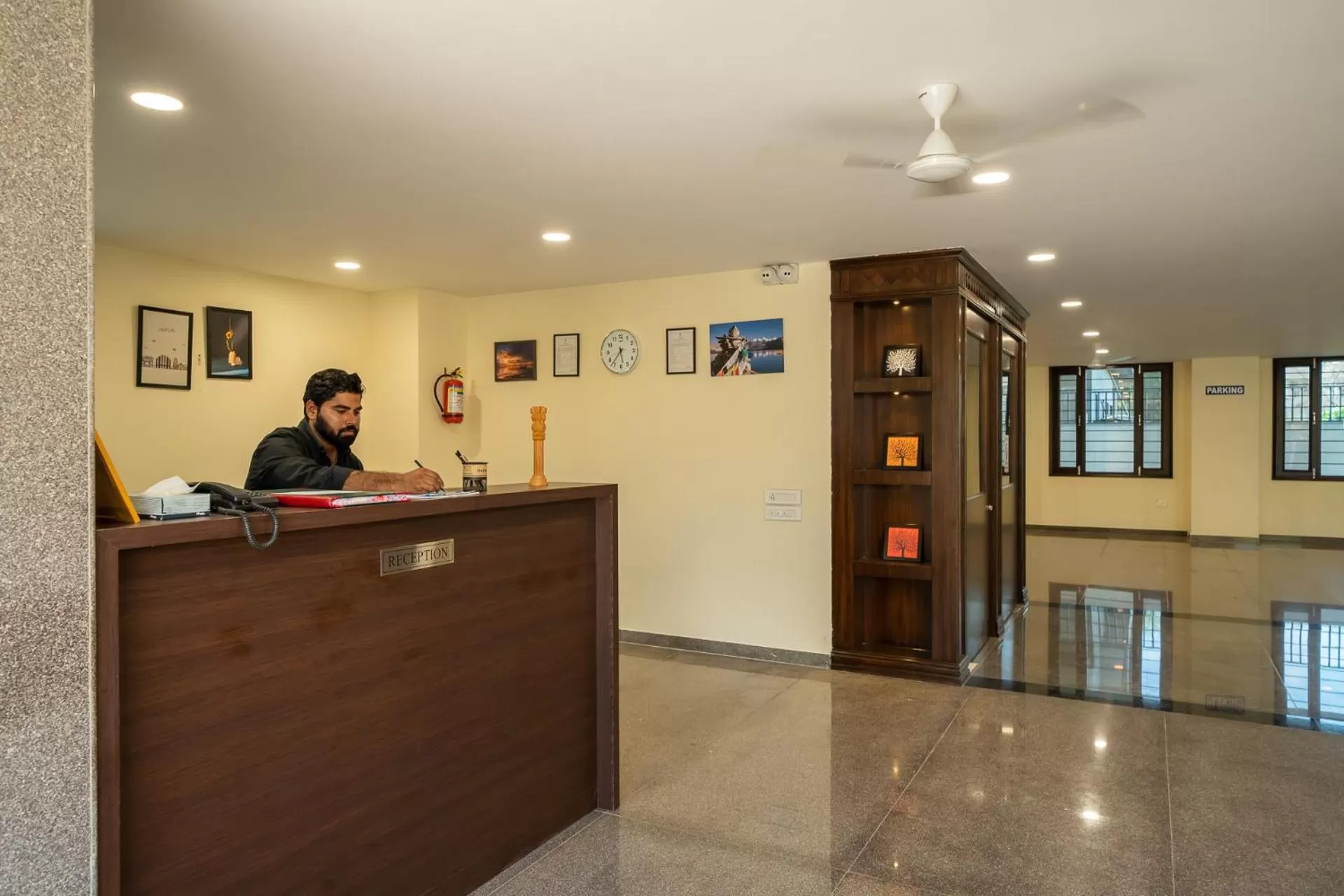 Lobby or reception in Sheerha Royal Residency-Near Jaipur Airport