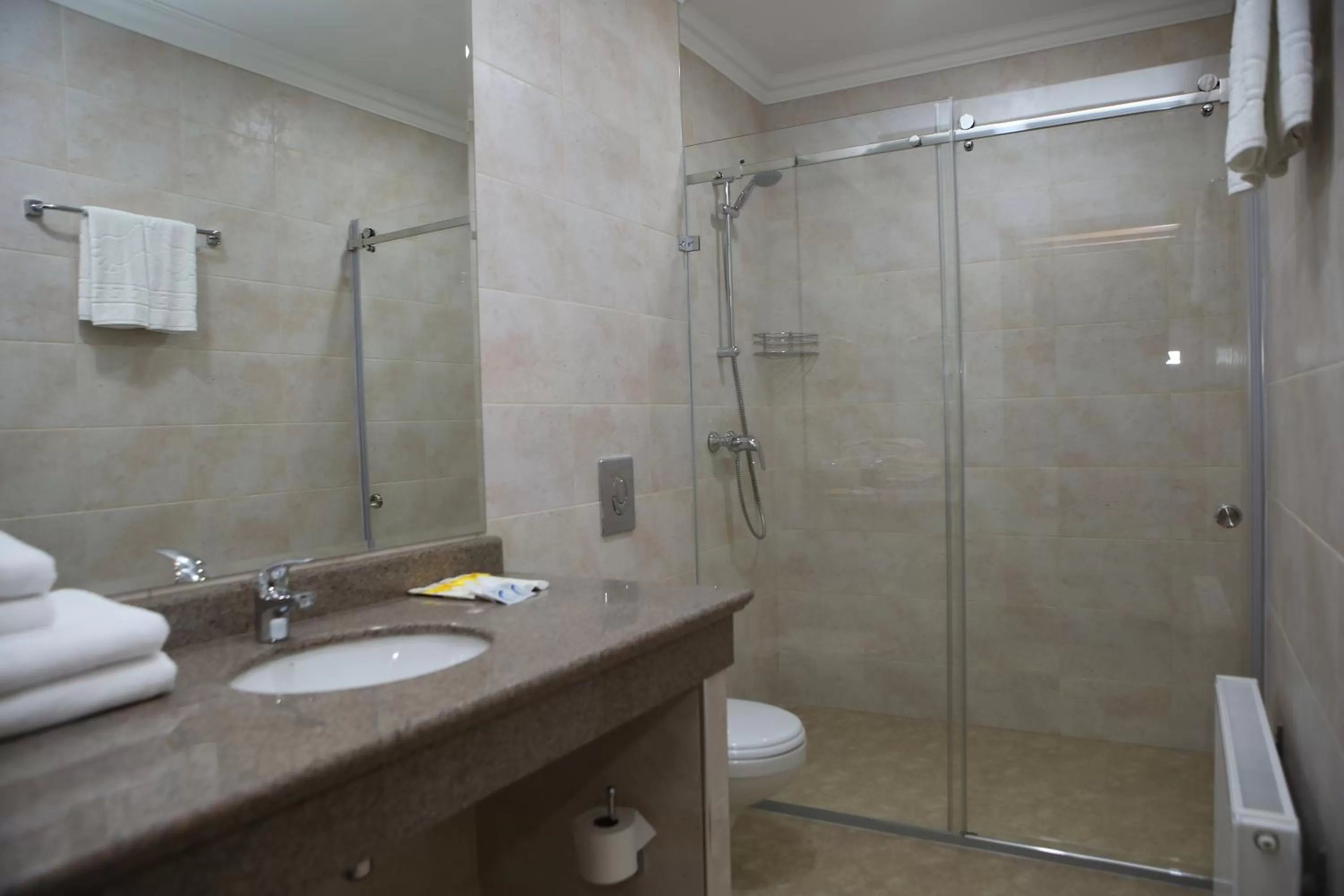 Shower, Bathroom in Hotel Aner