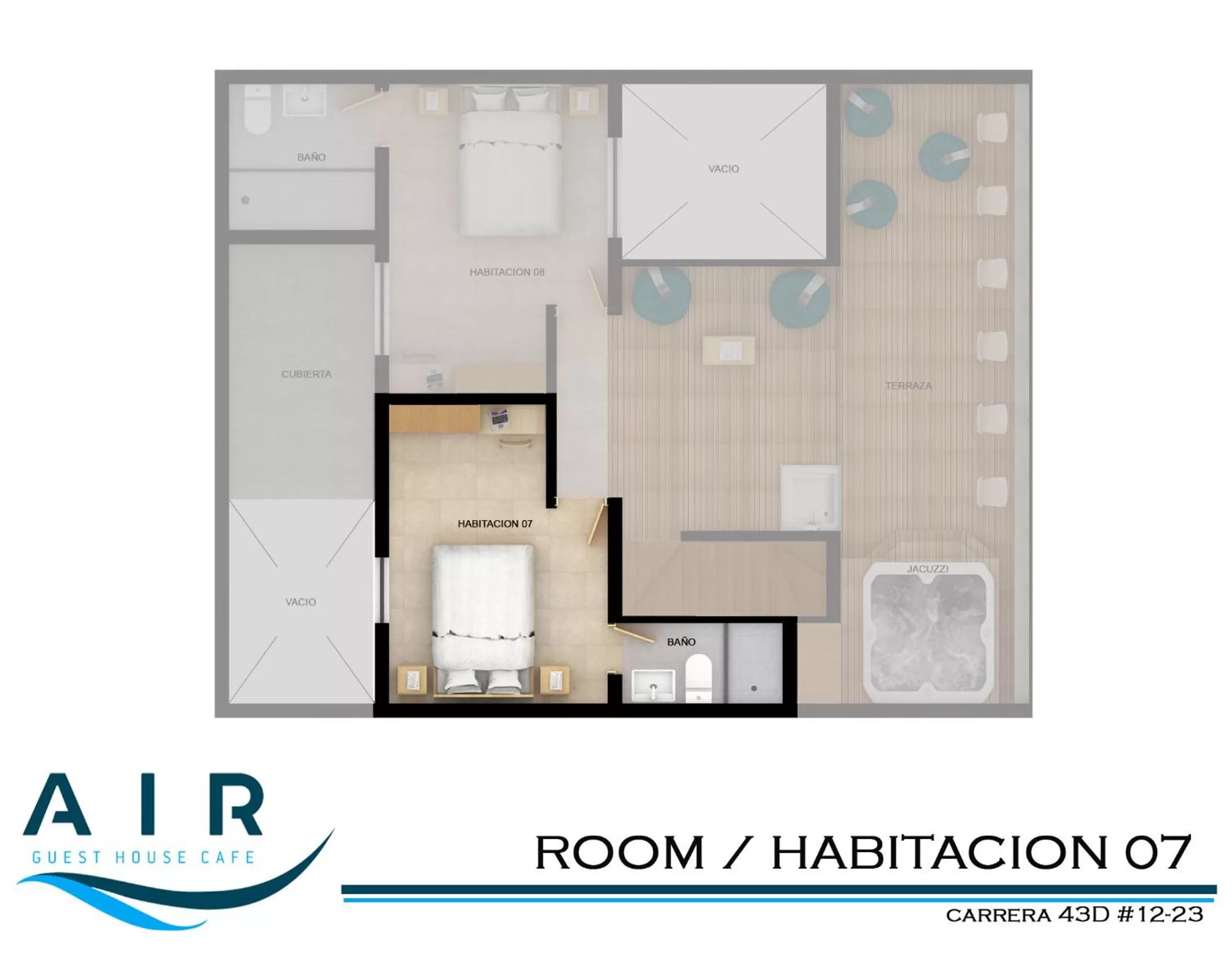 Floor Plan in Air Guest House