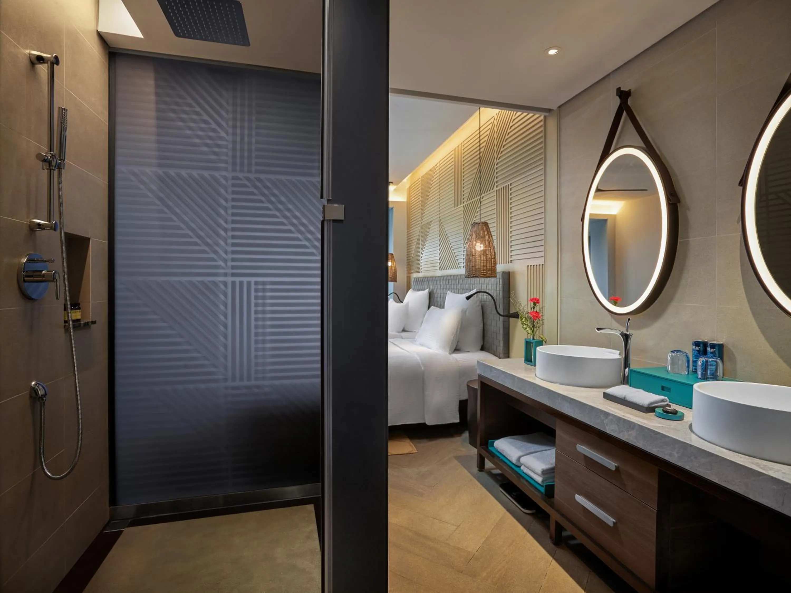 Shower, Bed in Pullman Phu Quoc Beach Resort