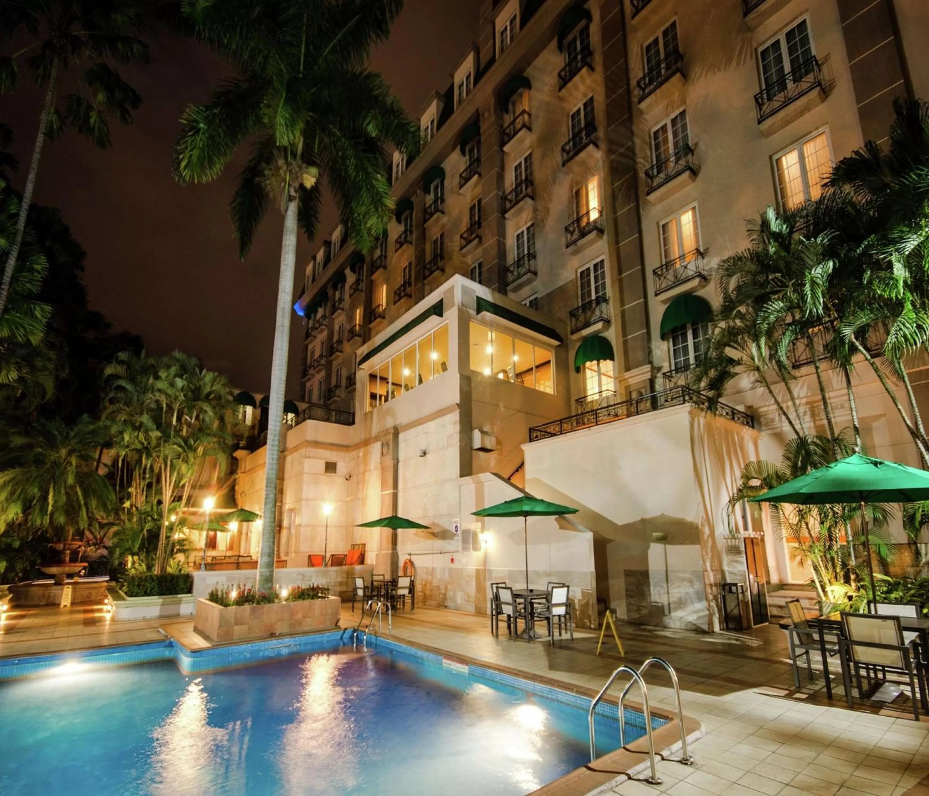 Pool view in Hilton Princess San Pedro Sula