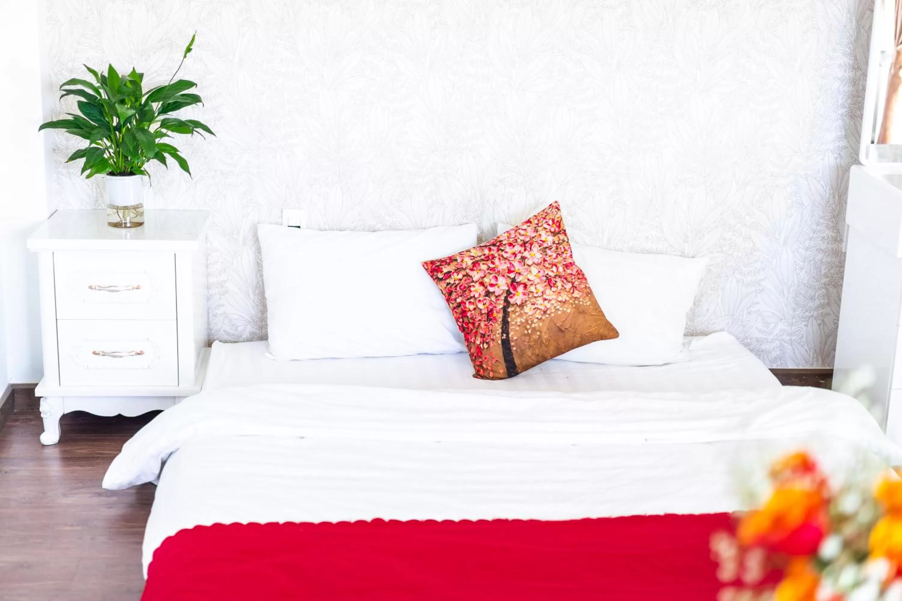 Bed in Ngàn Phố Studio & Love Hotel