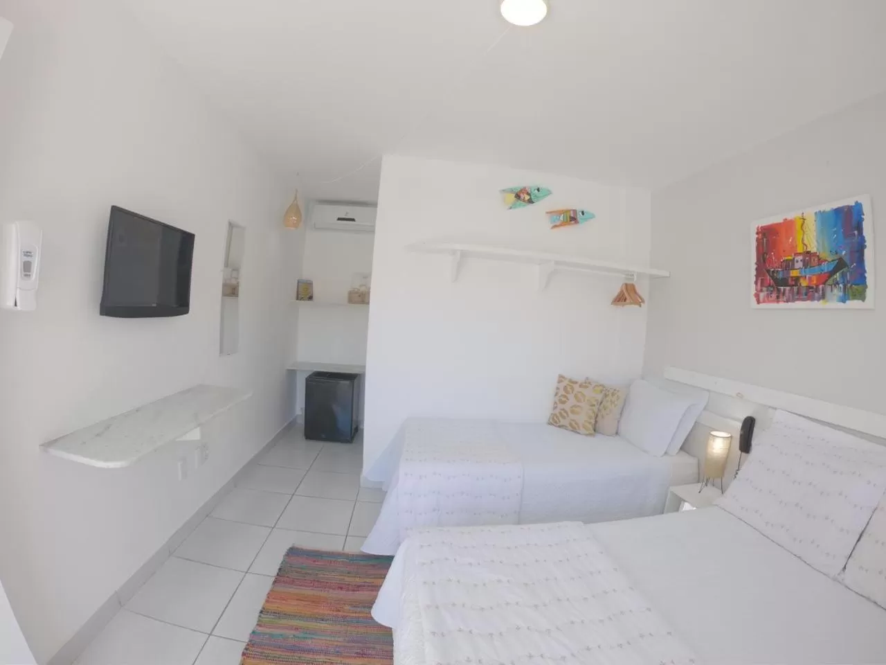 Toilet, Bed in Pousada America do Sol