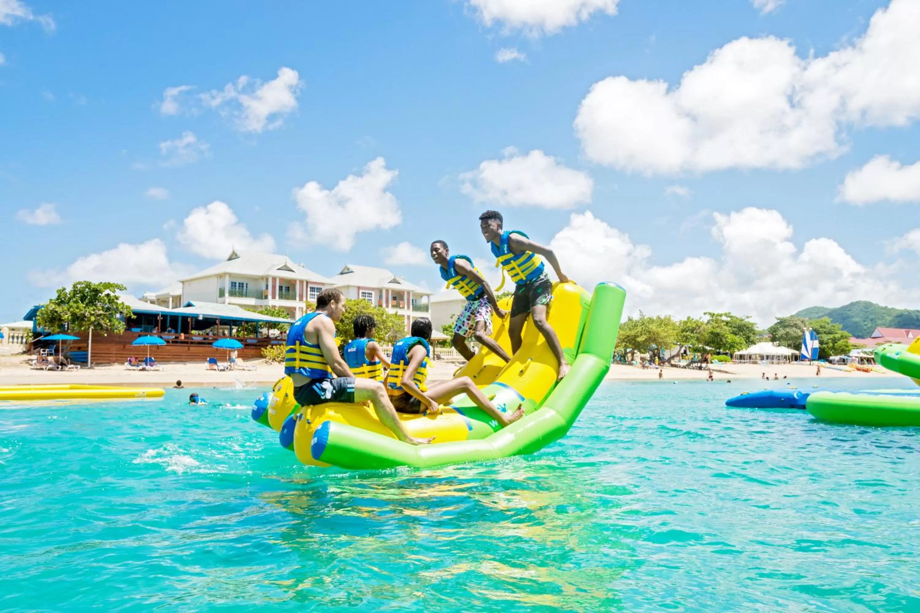 Aqua park in Bay Gardens Hotel