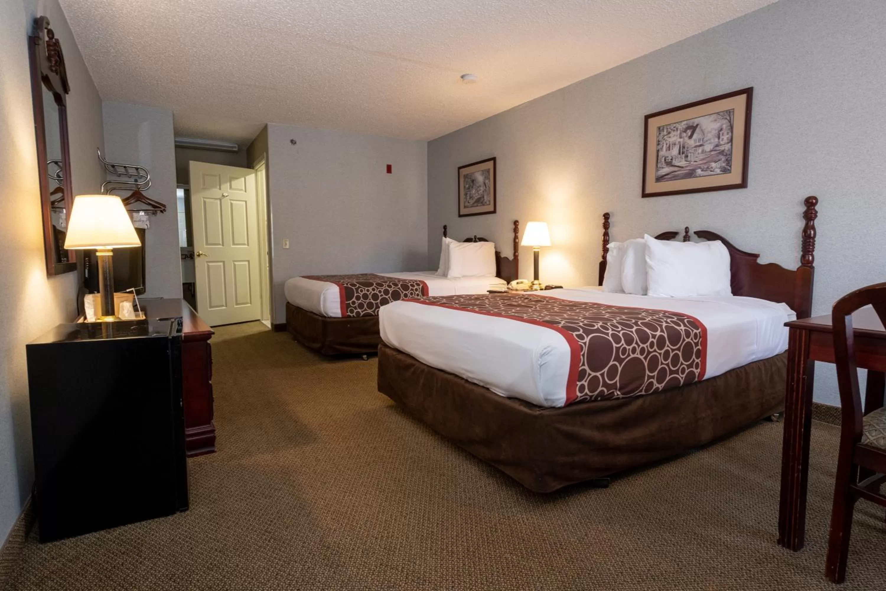 Photo of the whole room, Bed in Hilltop Inn & Suites, near Foxwoods Casino
