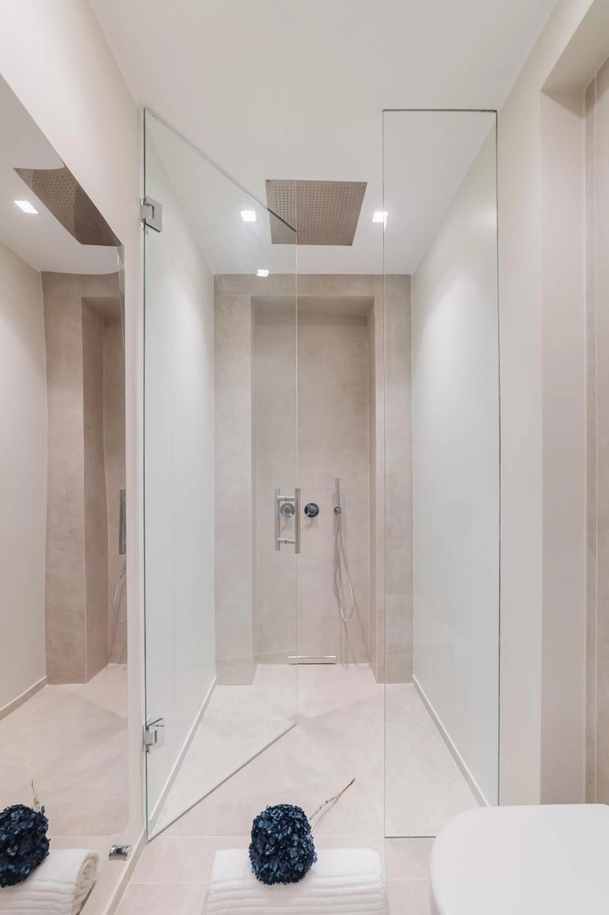 Shower in Naxi Suites
