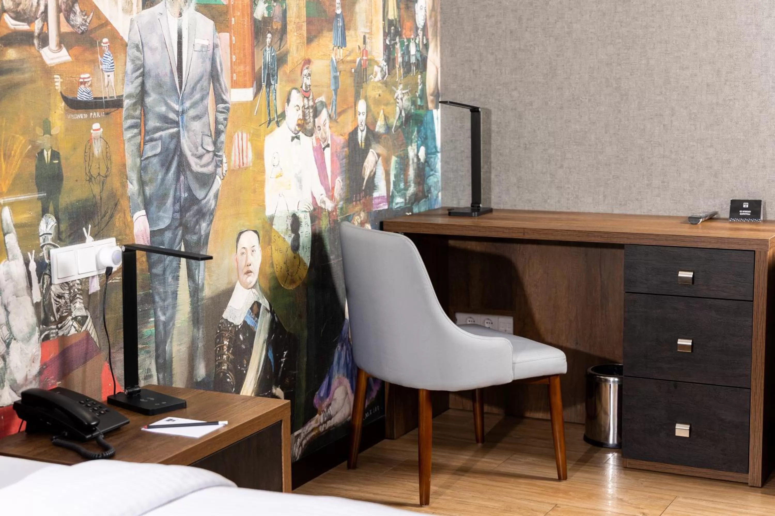 Bedroom in Theory Hotel