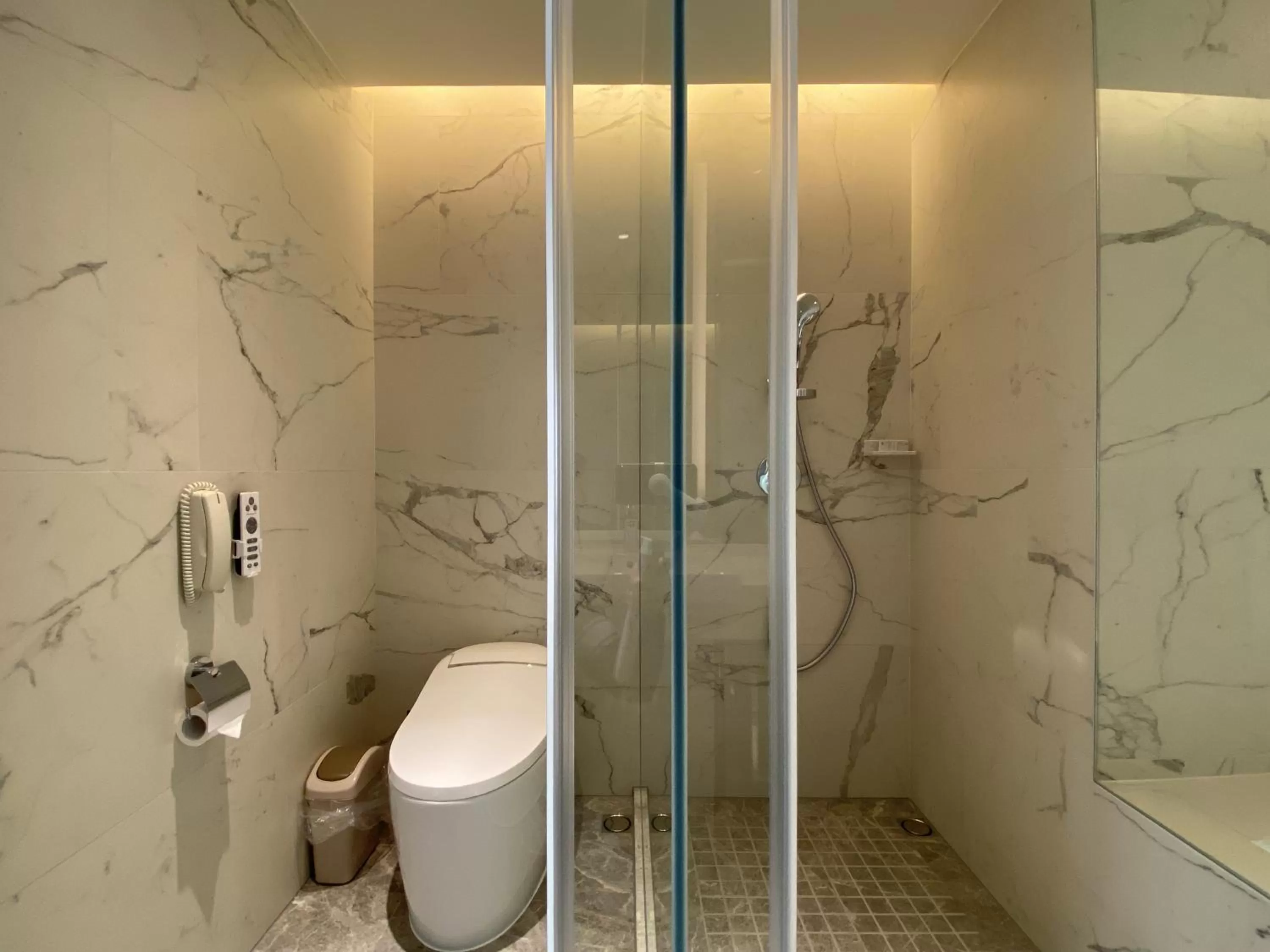 Shower in Monarch Plaza Hotel