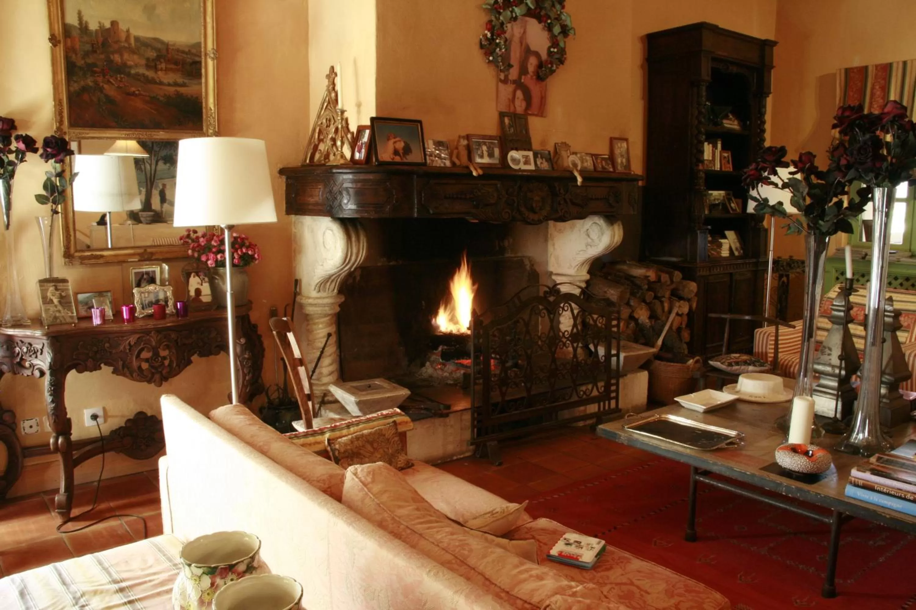 Living room in La Maison sur la Colline