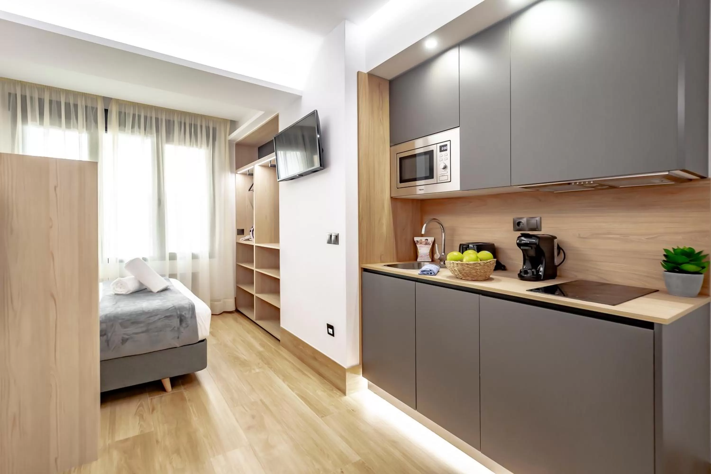 Kitchen or kitchenette, Kitchen/Kitchenette in dobohomes - Montesa 20 Apartamentos