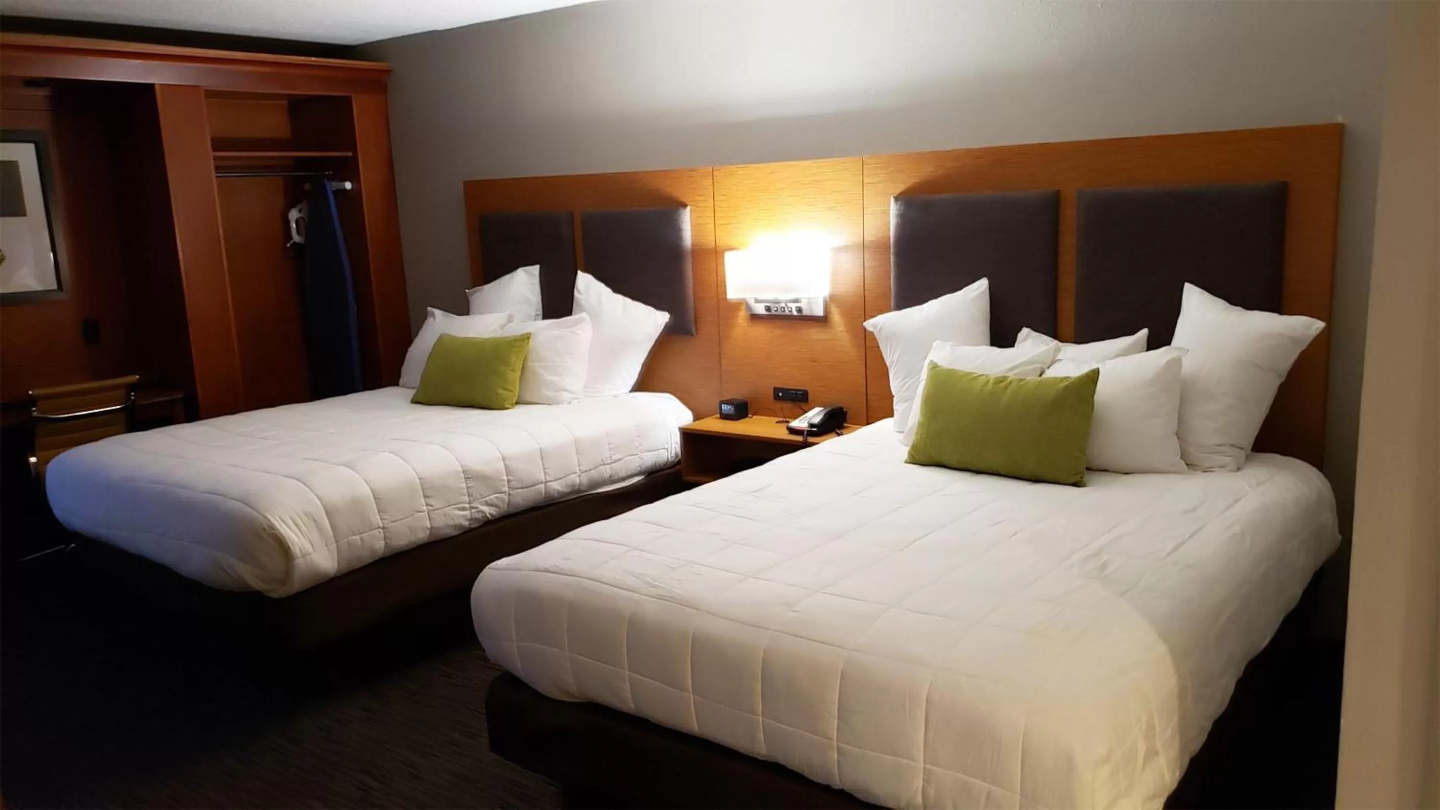 Bed in MainStay Suites Springfield IL