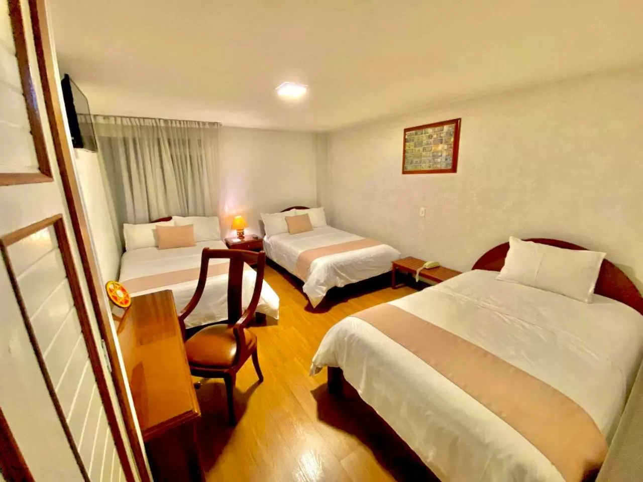 Bed in Hotel Don Saul