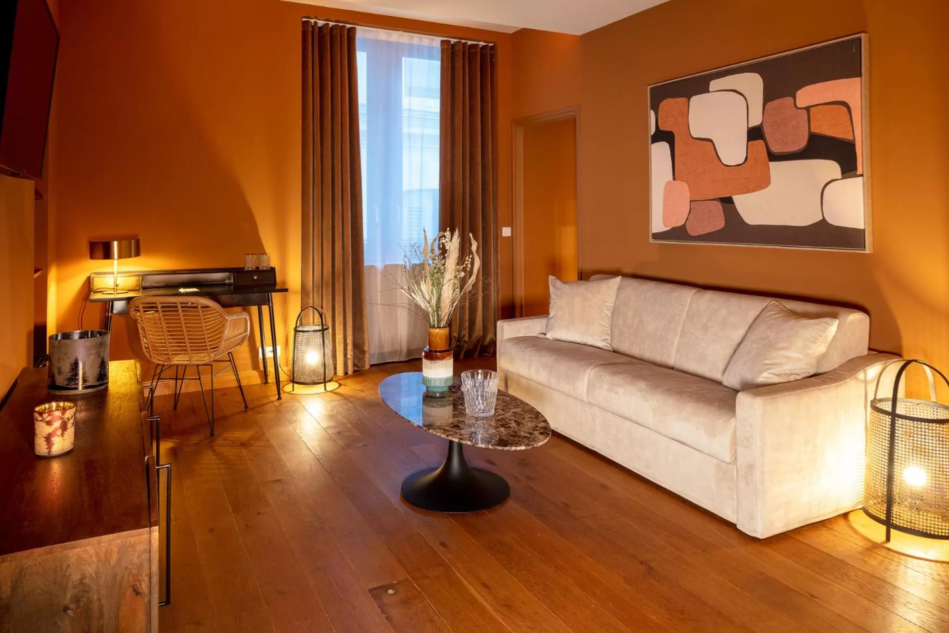 Living room in Margaret - Hôtel Chouleur