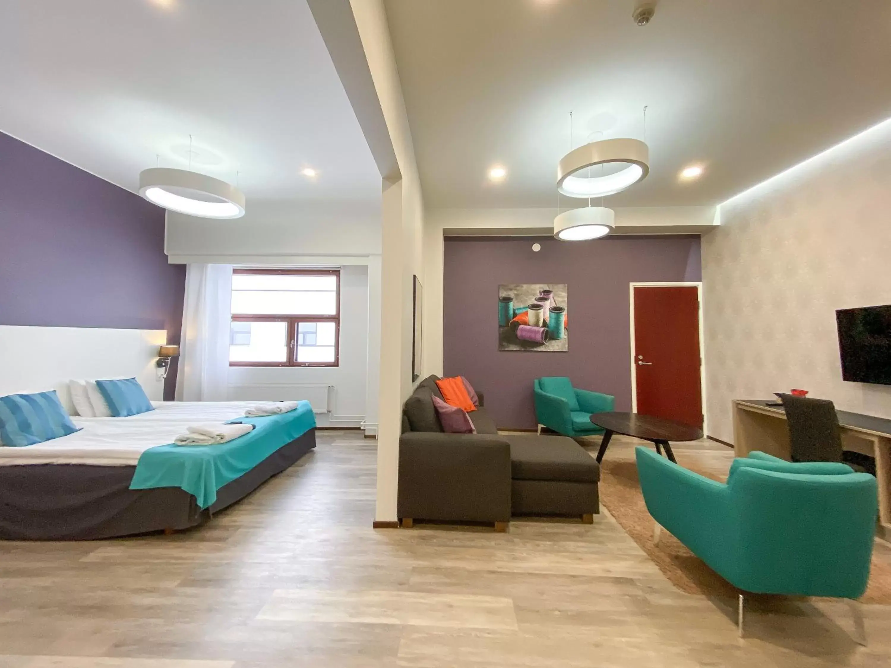 Junior Suite with Sauna in Hotel Fabrik Forssa Junior Suite with Sauna in Hotel Fabrik Forssa