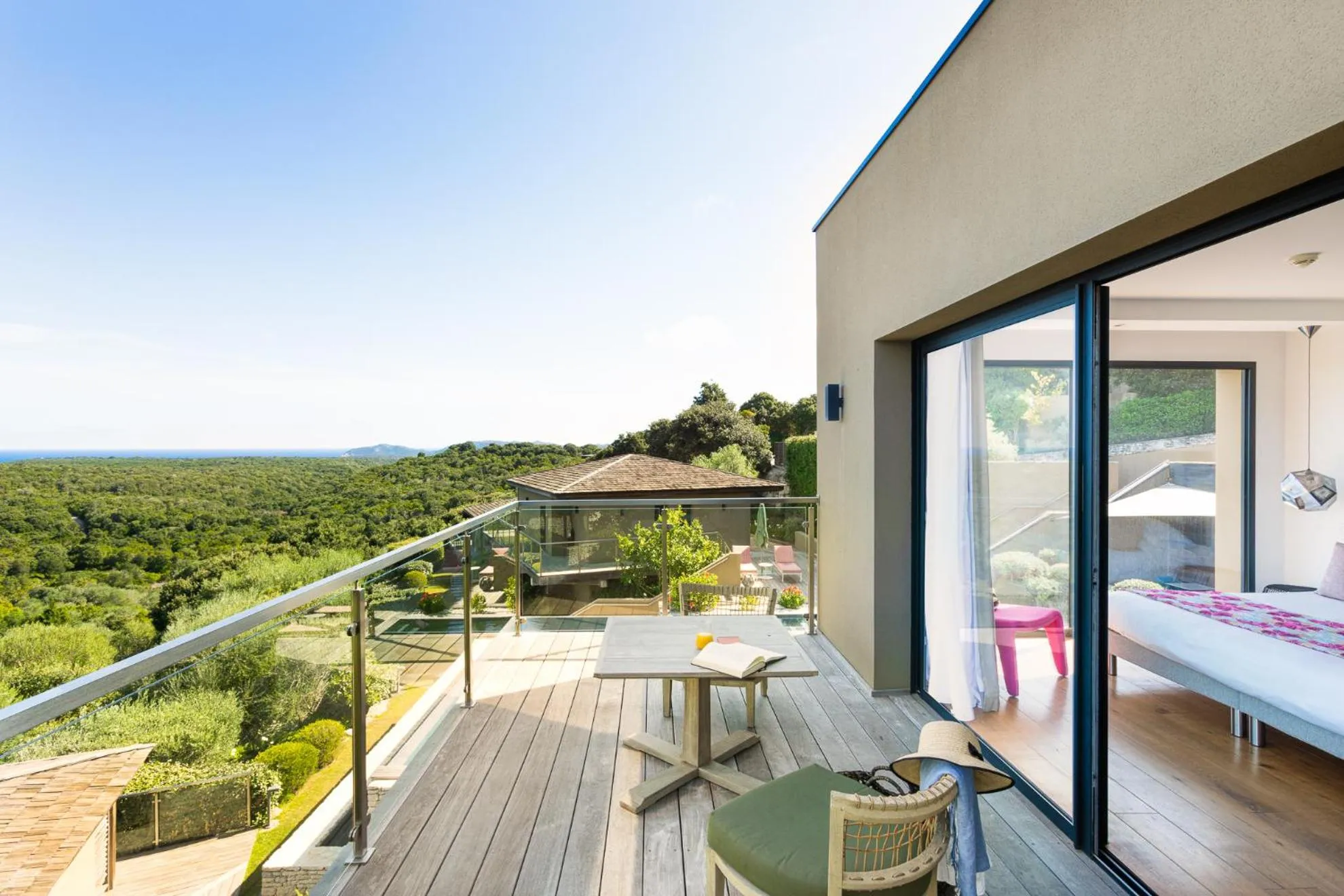 View (from property/room) in Hôtel Version Maquis Santa Manza