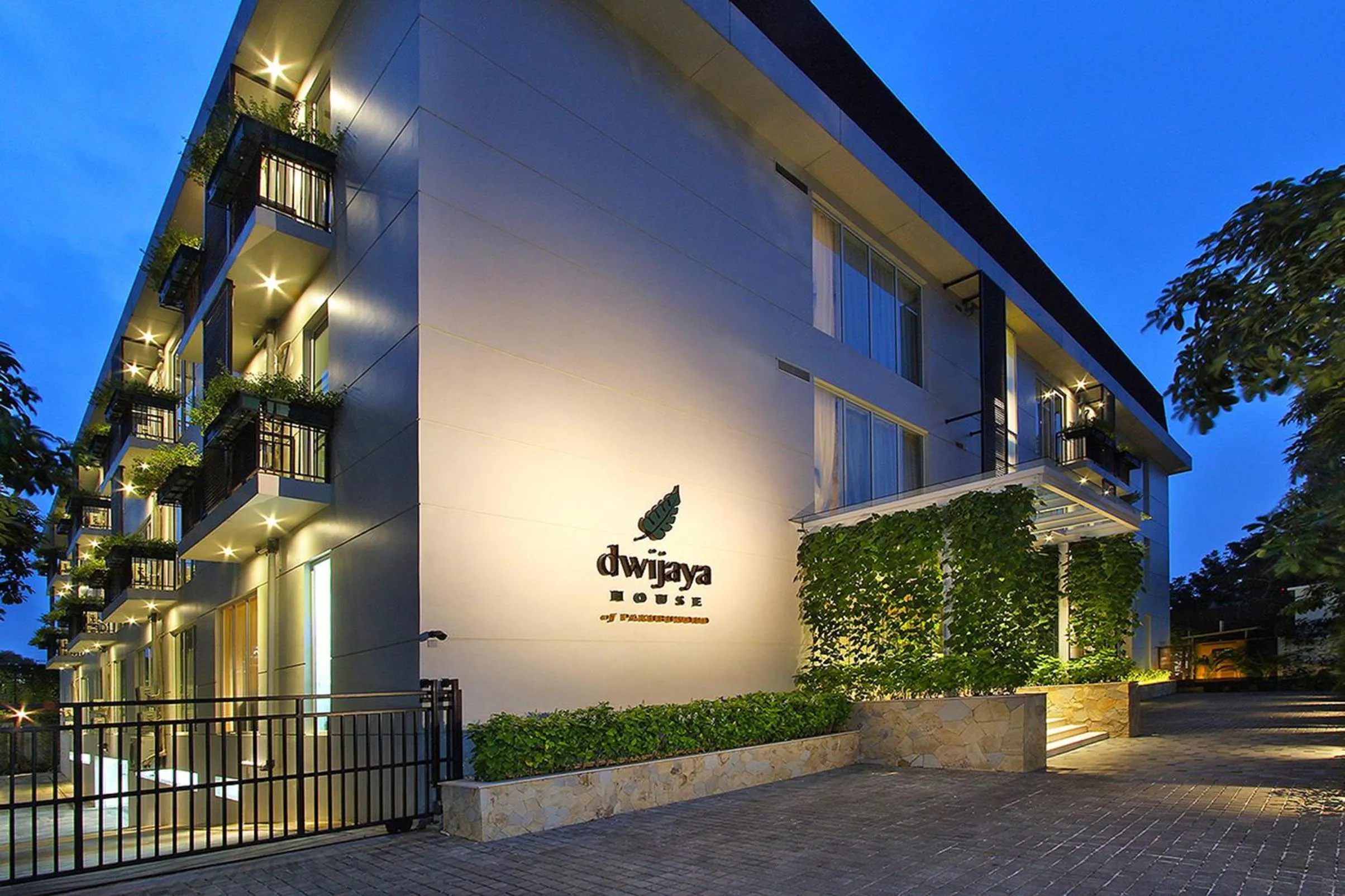 Facade/entrance in Dwijaya House of Pakubuwono