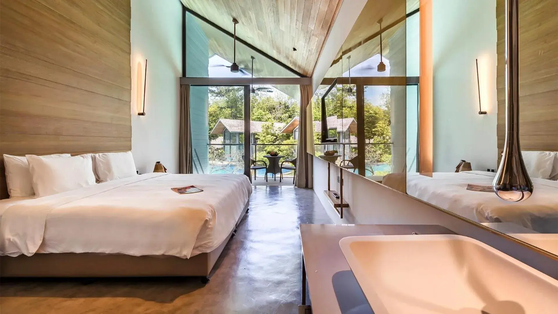 Deluxe Pool View with Schedule Boat Transfer in Island Escape Burasari Deluxe Pool View with Schedule Boat Transfer in Island Escape Burasari