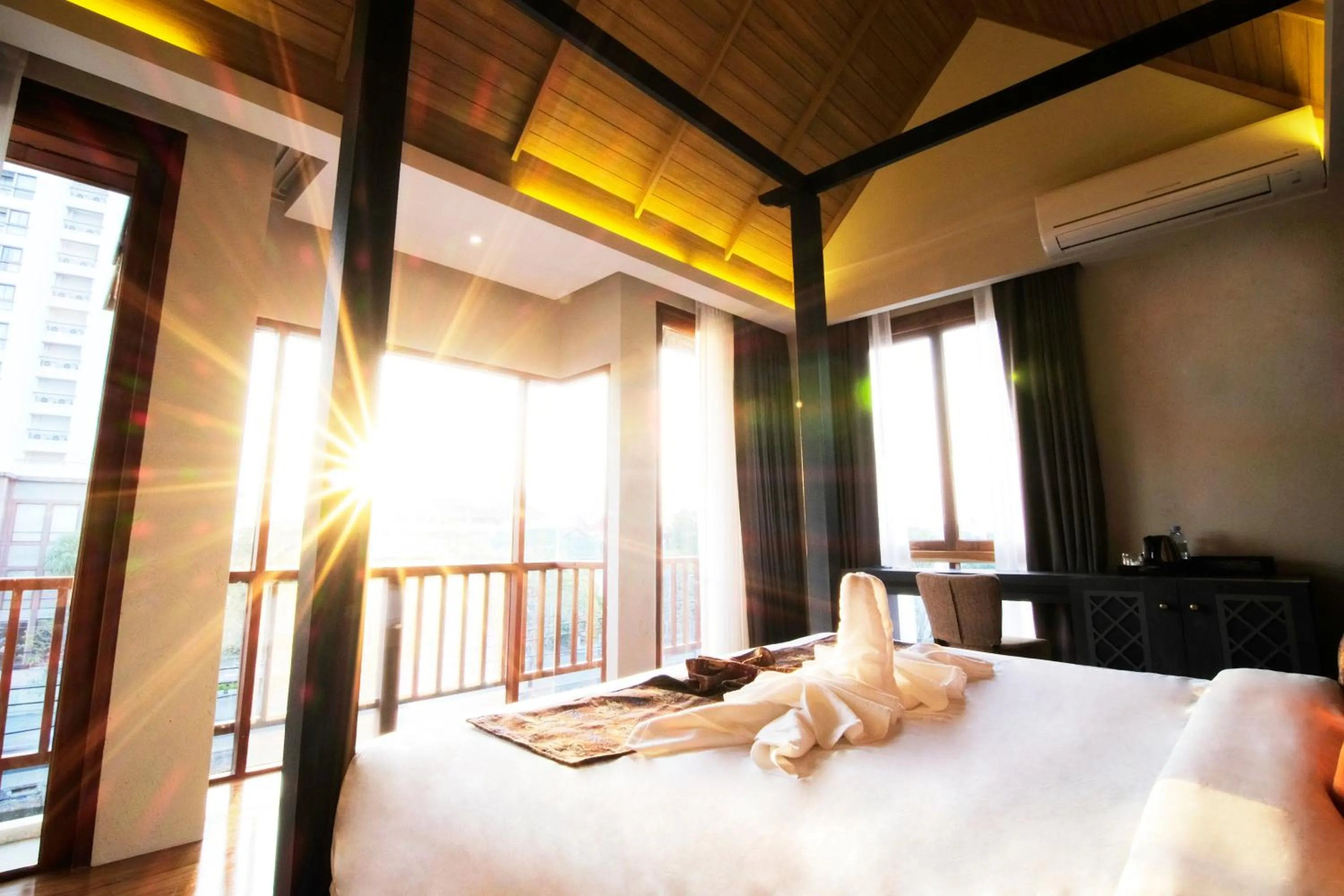 Bed in Tapae Gate Villa