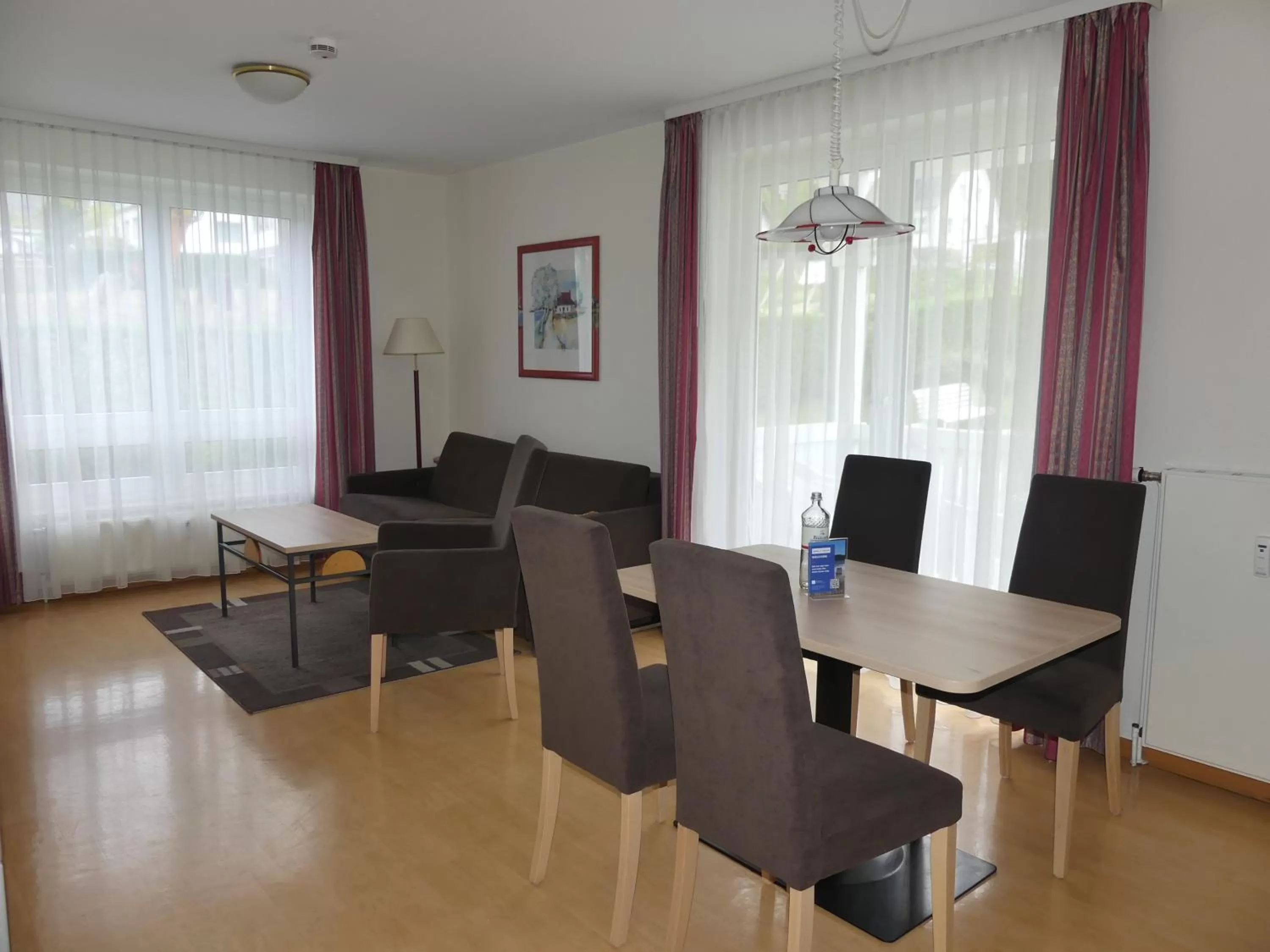 Living room, Dining Area in Apartmenthaus Binzer Sterne
