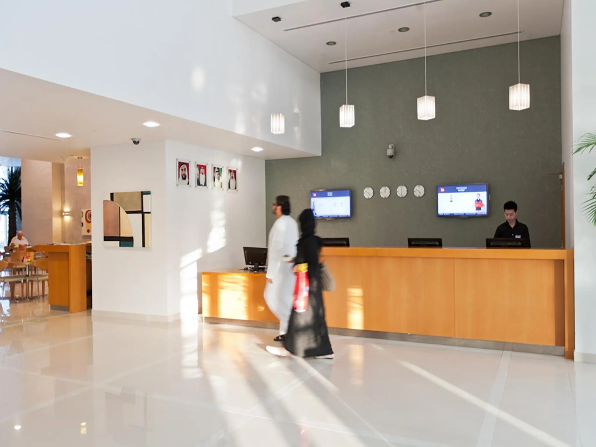 Lobby or reception in Ibis Abu Dhabi Gate