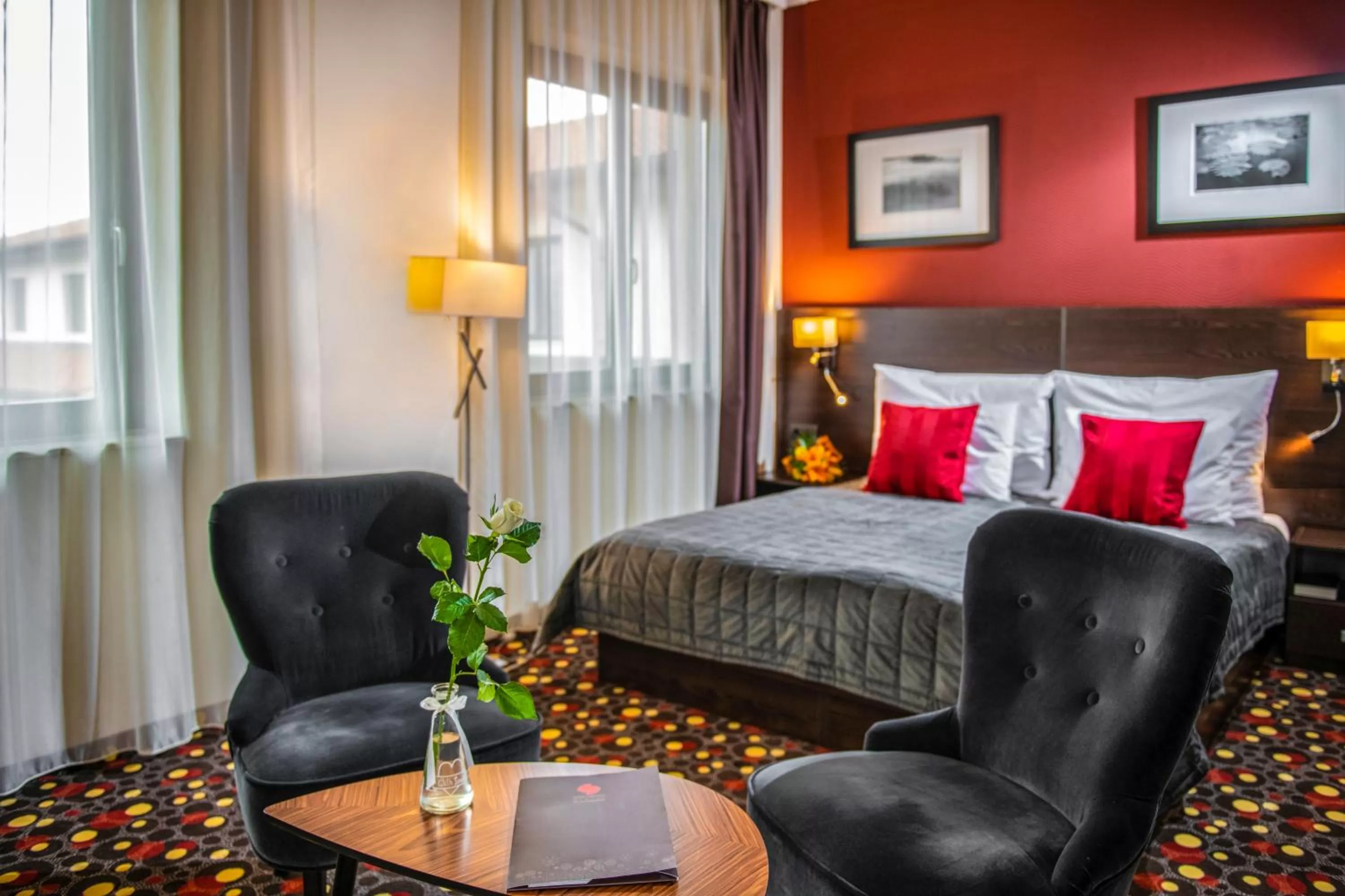 Bed in Budapest Airport Hotel Stáció Wellness & Konferencia