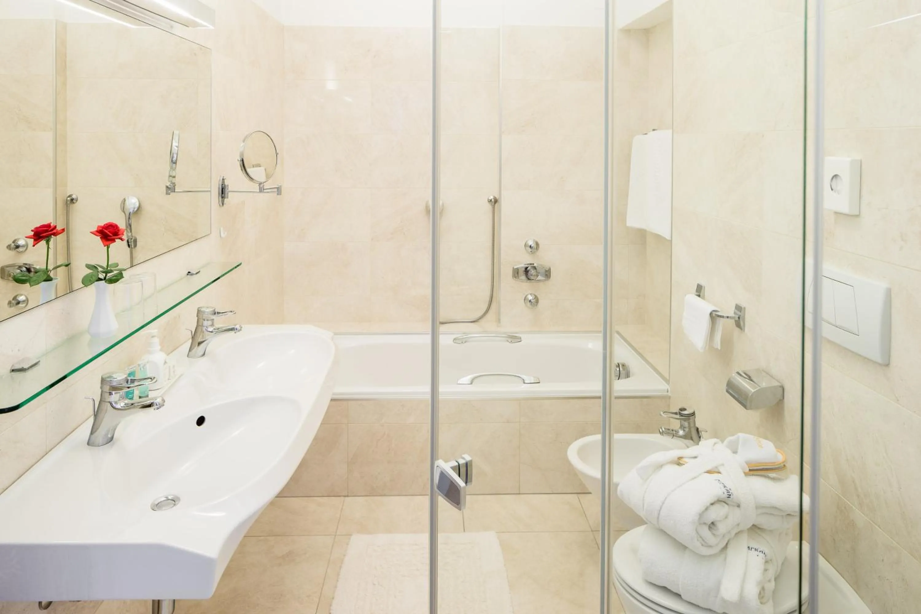 Bathroom in Classic Hotel Meranerhof