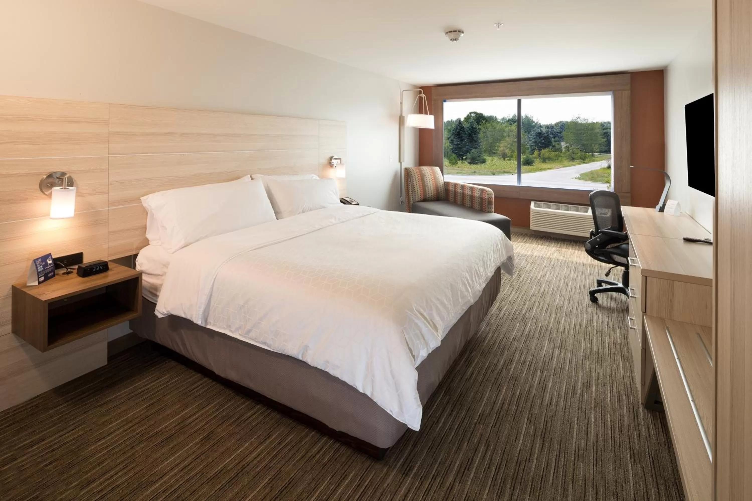 Photo of the whole room, Bed in Holiday Inn Express Hotel & Suites Bay City by IHG