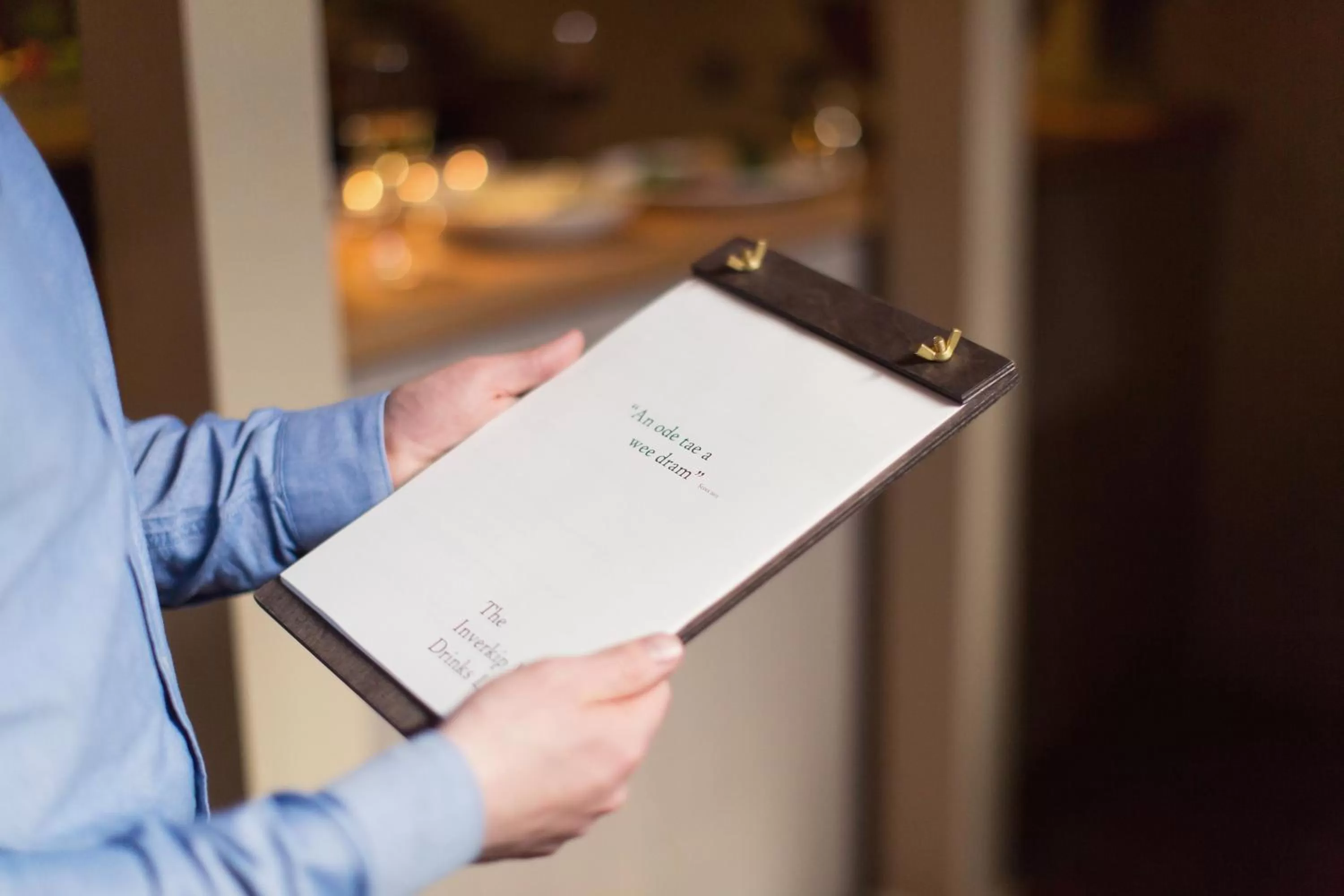 Drinks in The Inverkip Restaurant, Bar & Hotel