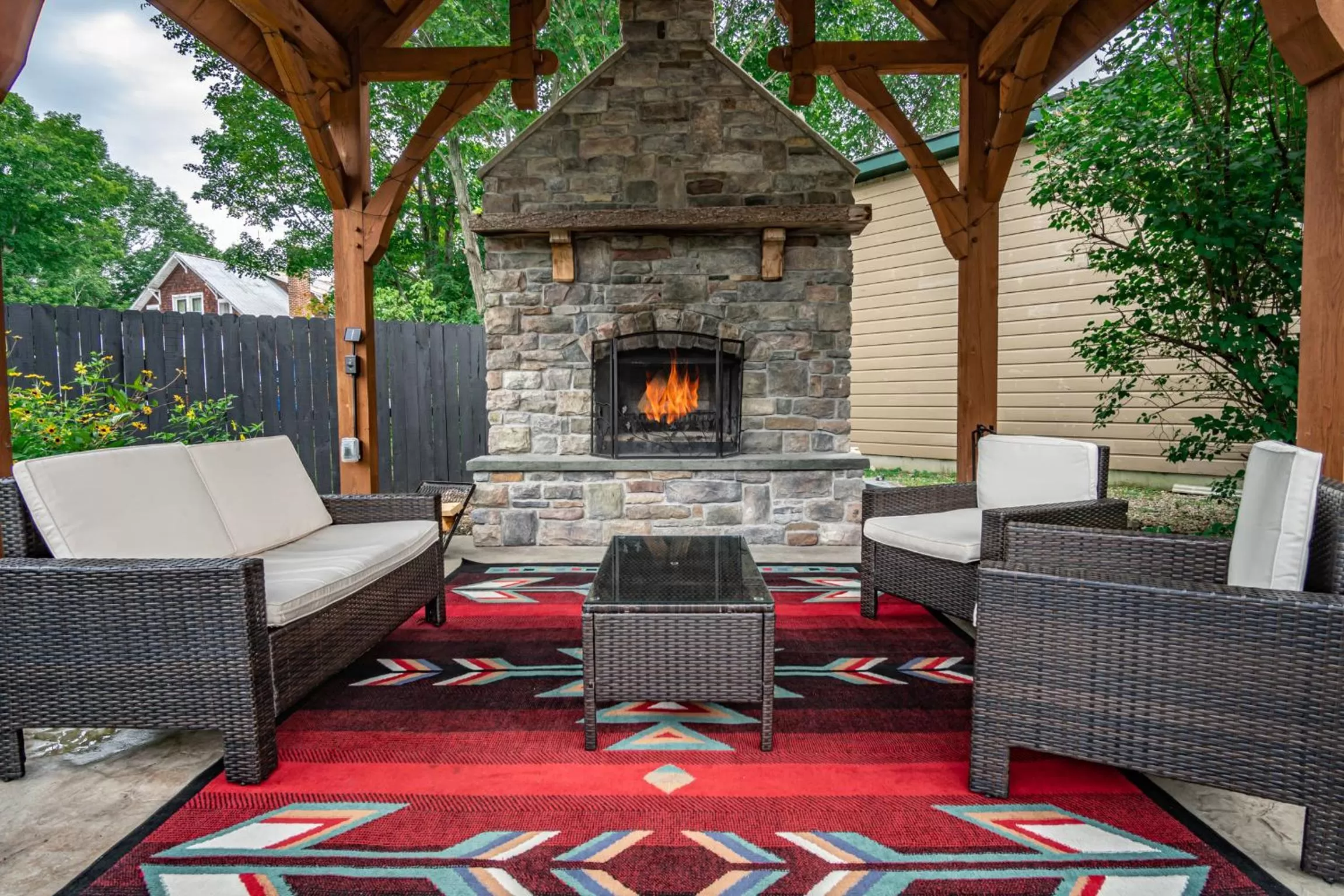 Patio in The Alpine Lodge