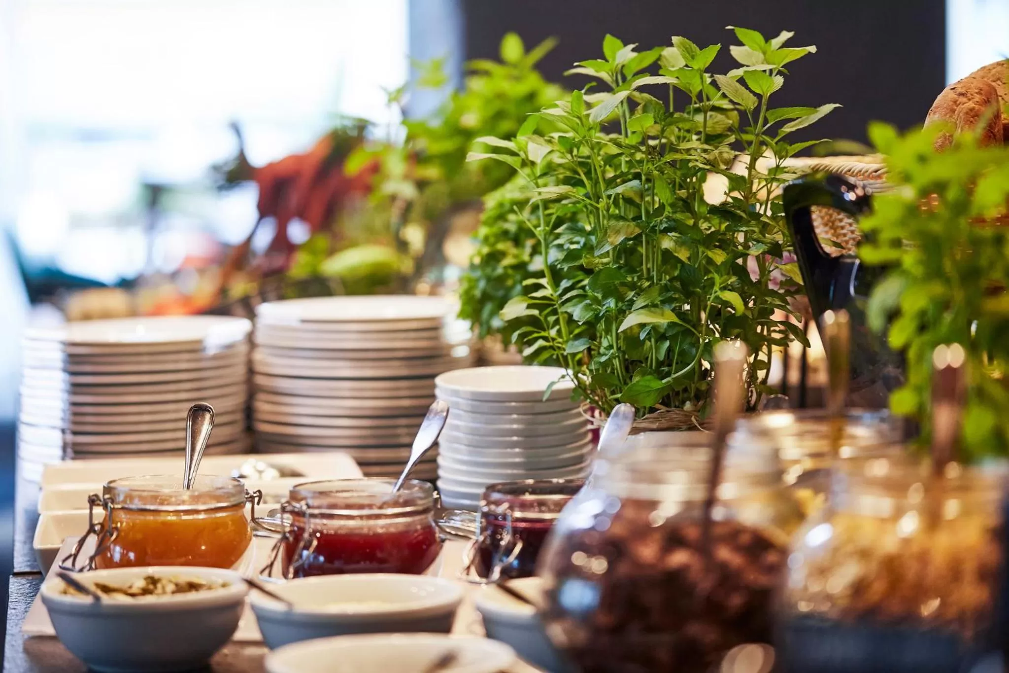 Buffet breakfast in Hotel Mercure Poznań Centrum