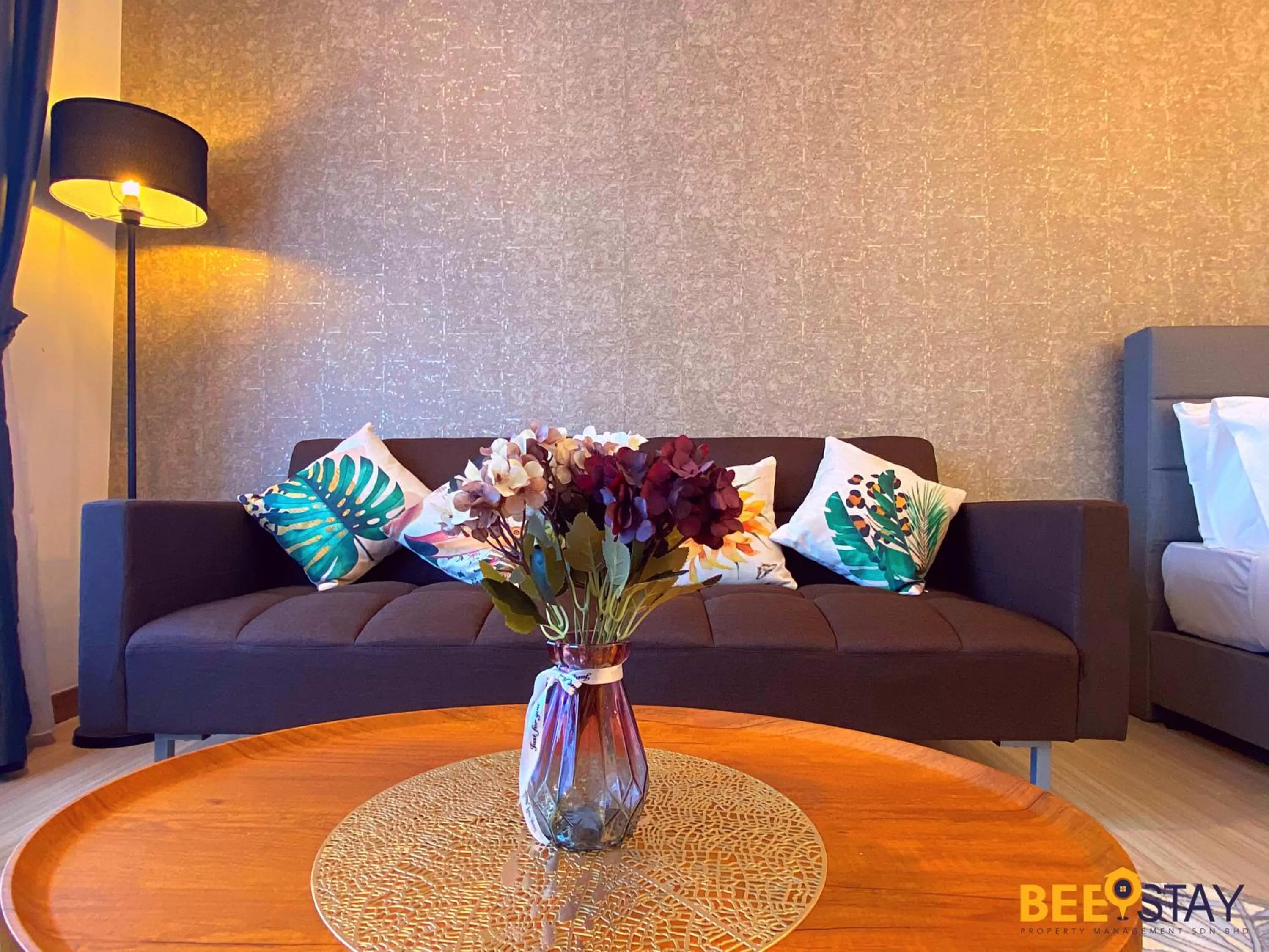 Seating Area in The Wave Suites Melaka by BEESTAY