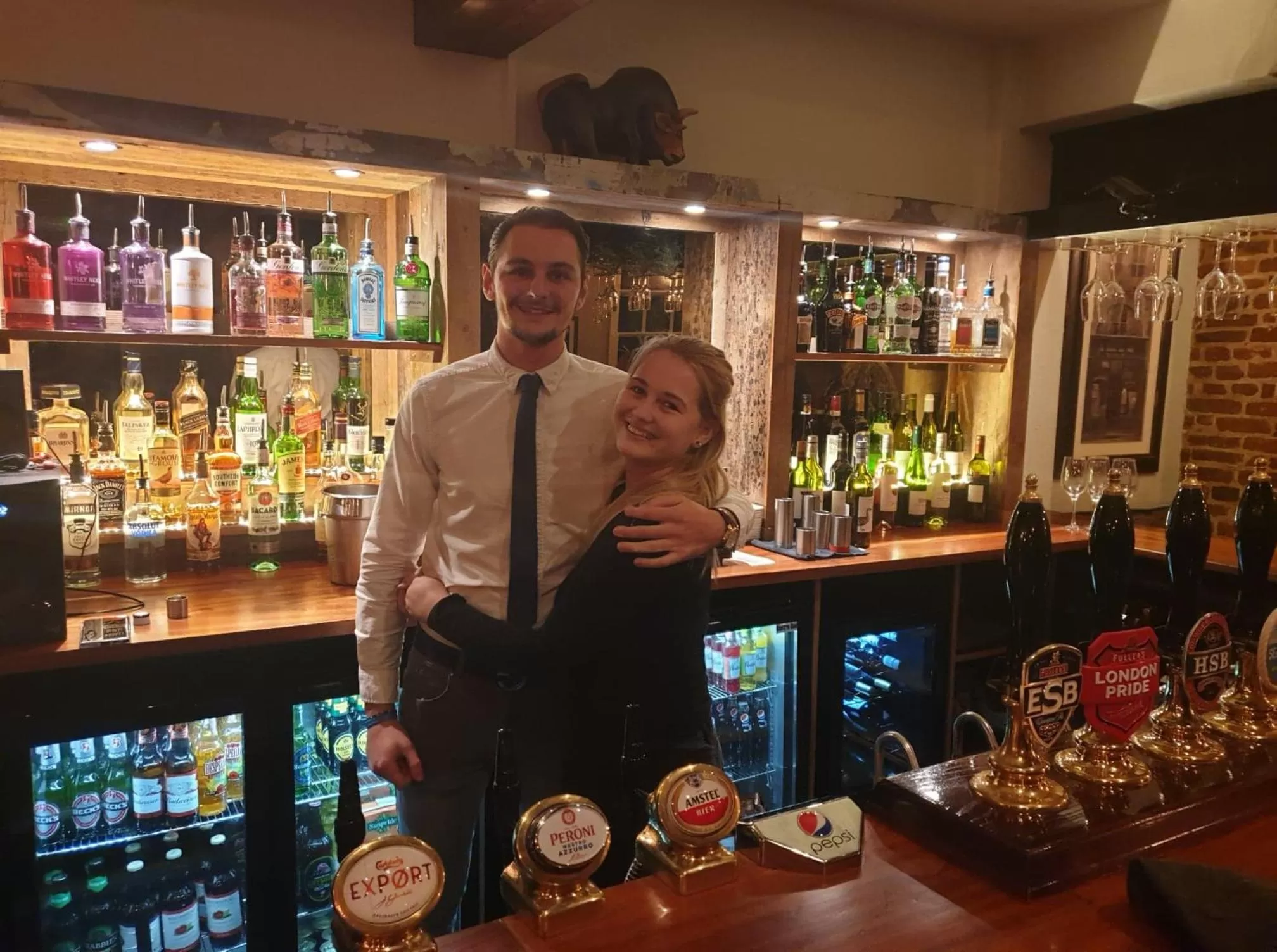 Lounge or bar in The Bulls Head