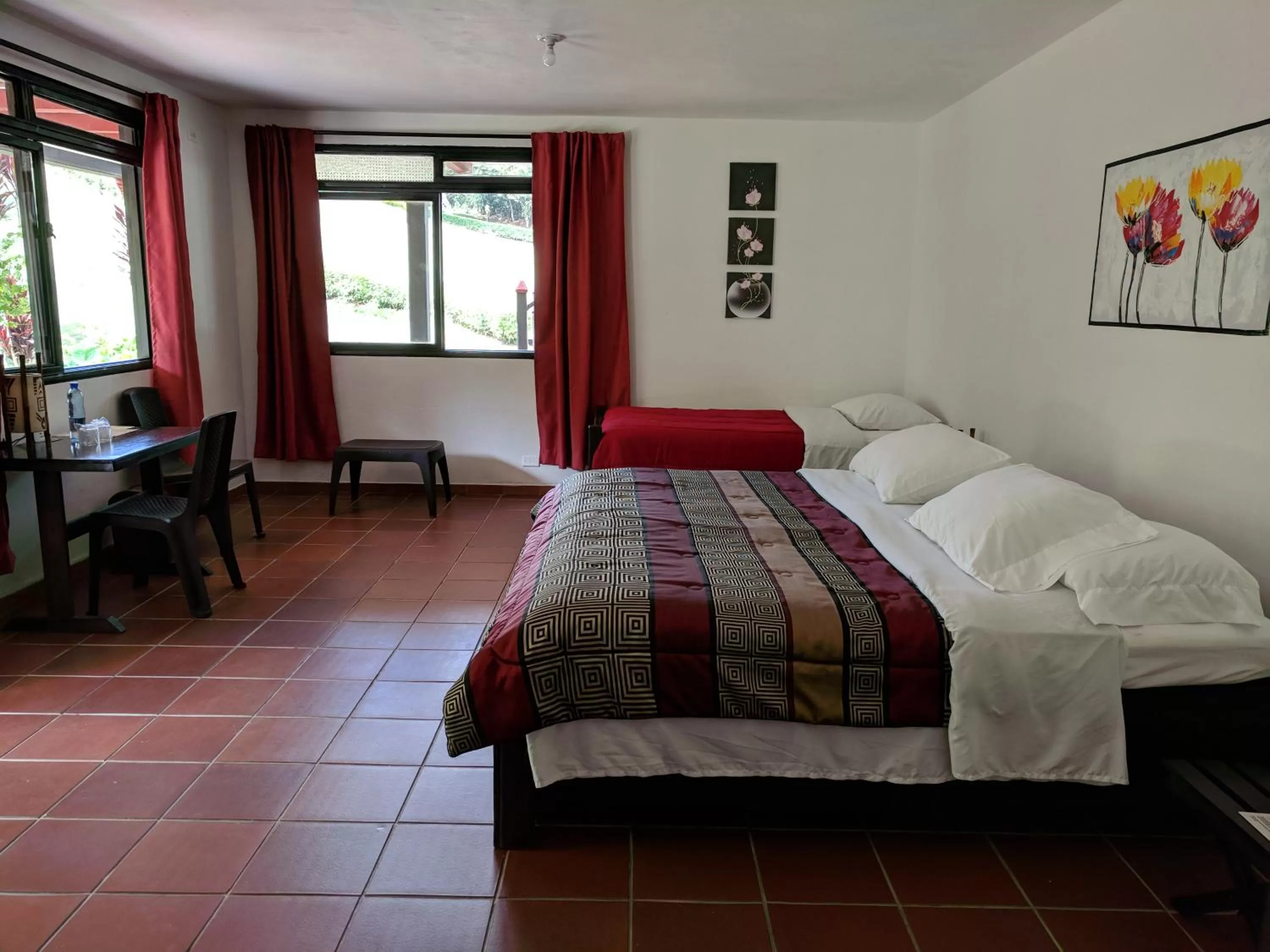 Bed in Hotel Huaka-yo