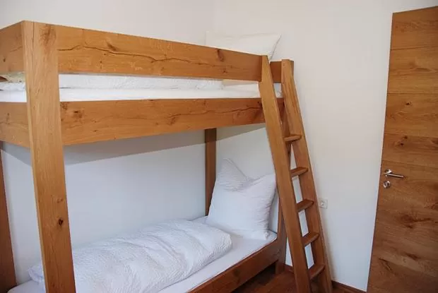 Bed in Hotel Speicher