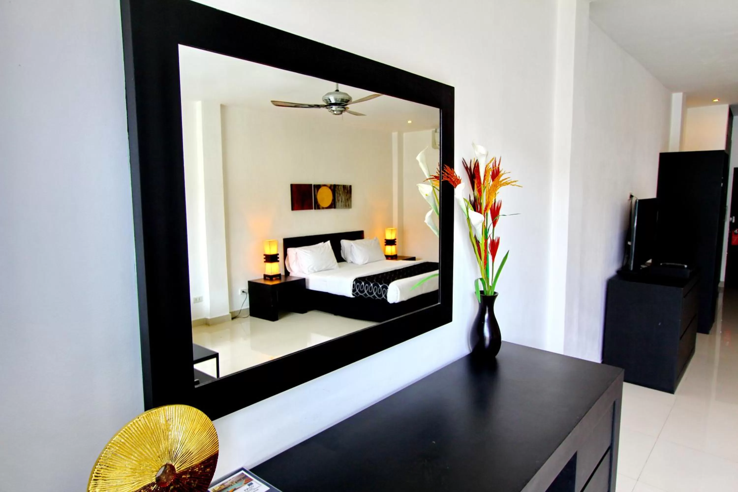 Decorative detail, Bed in East Suites