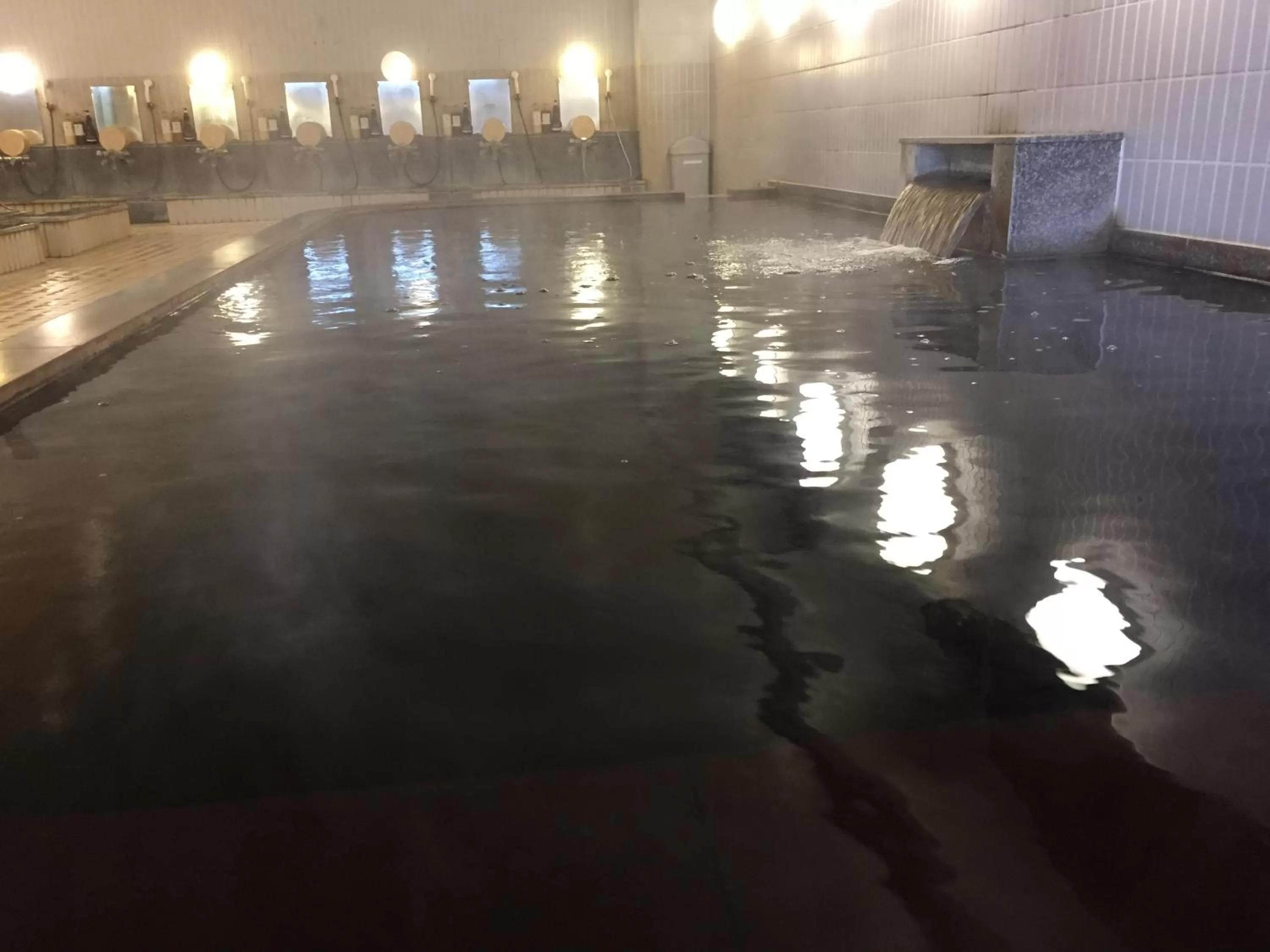 Hot Spring Bath in Hotel Crown Hills Oita