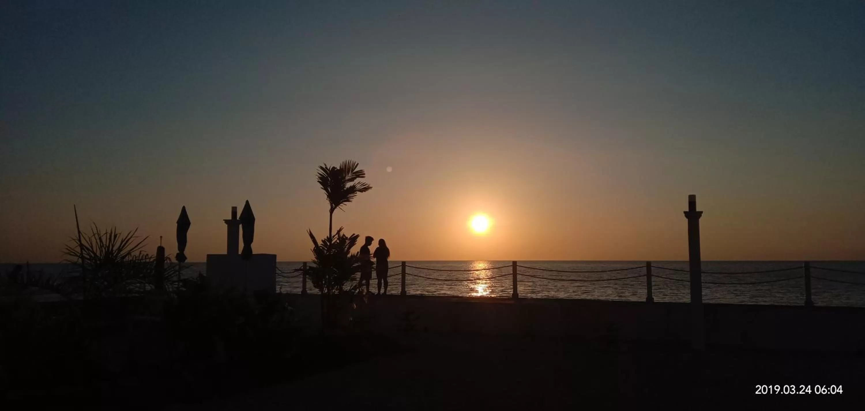 Sunrise in Seascape Beach Resort Oslob