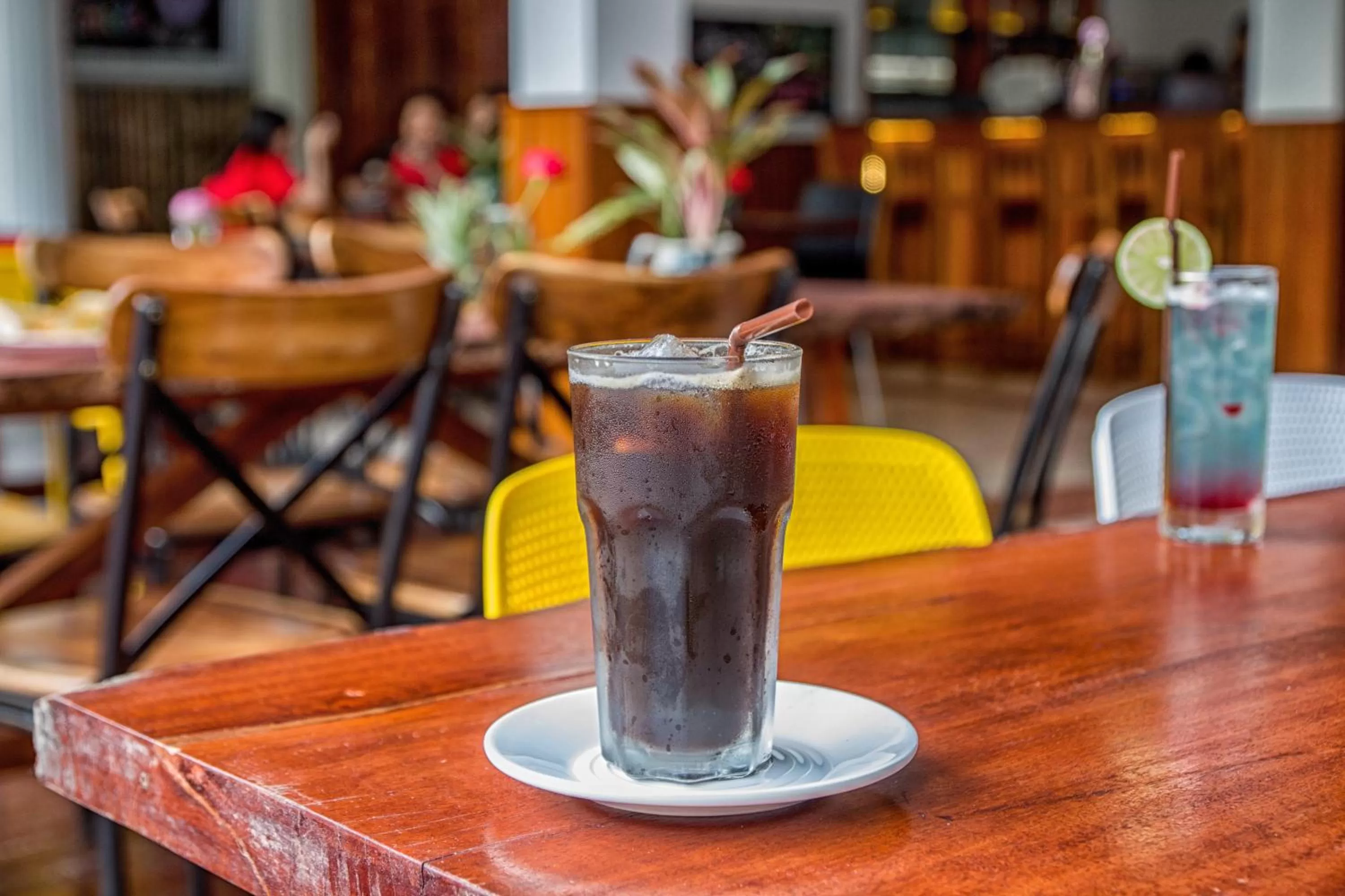 Drinks in Poolside Villa