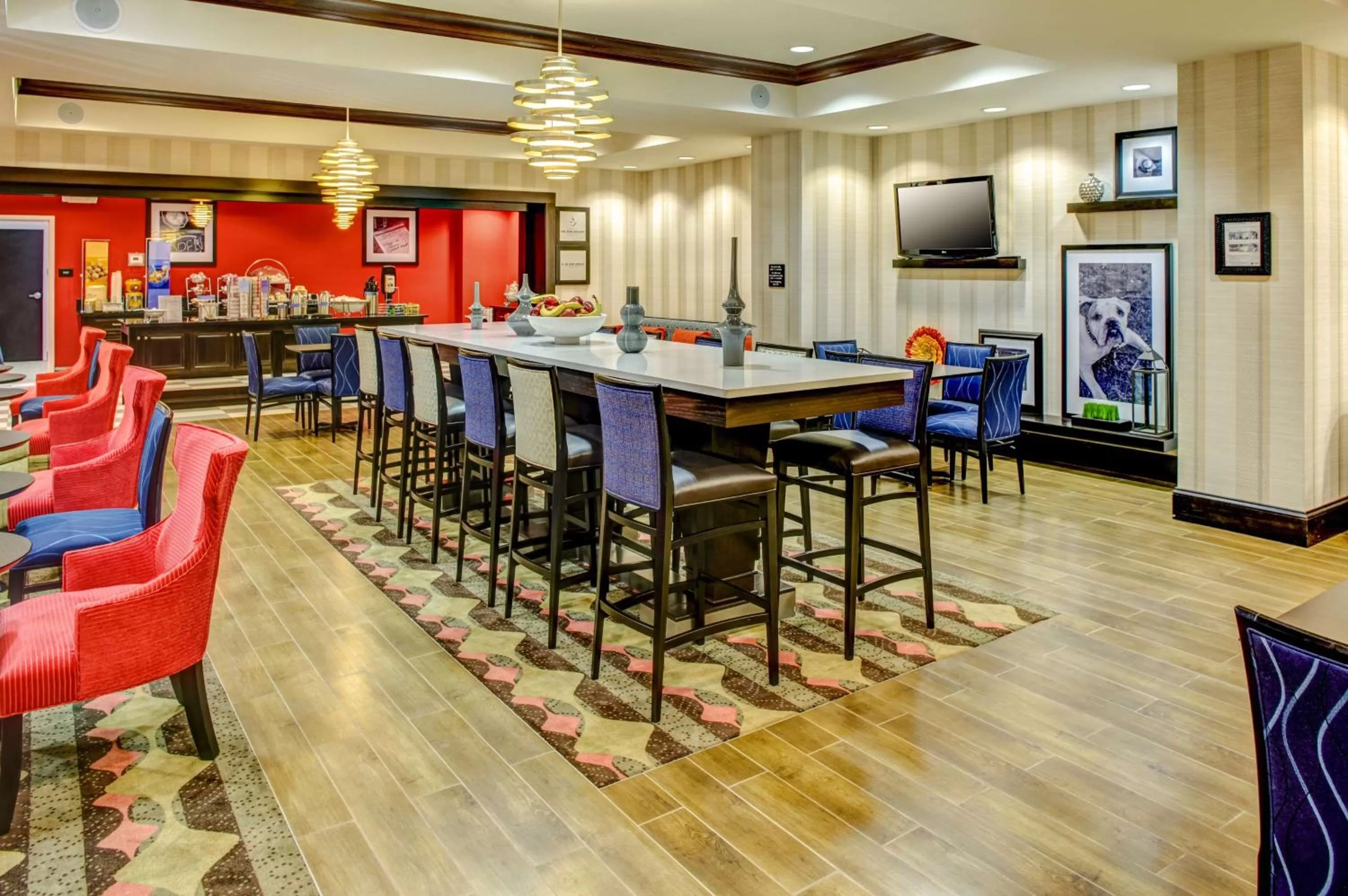 Dining area in Hampton Inn Thomson