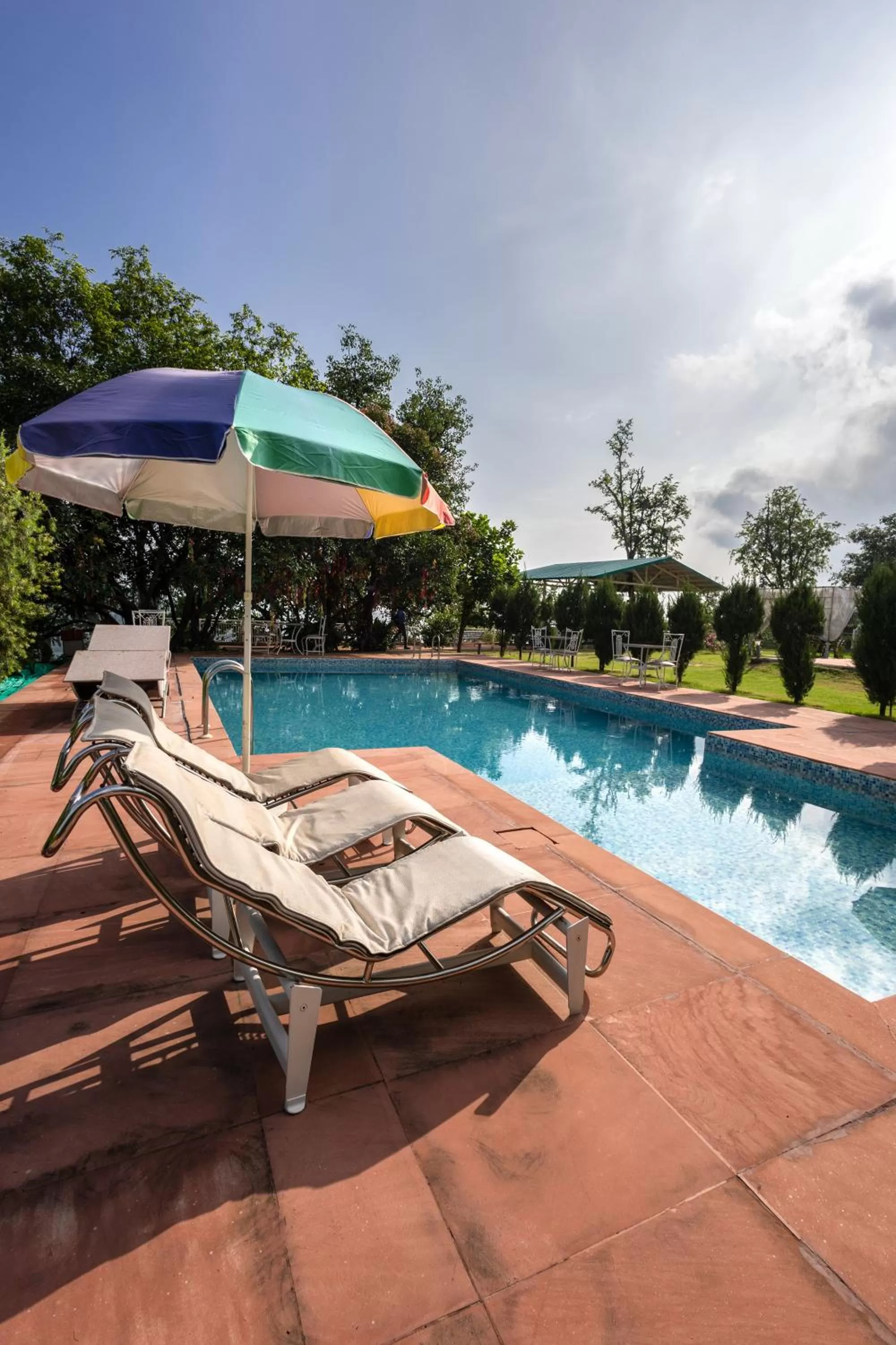 Swimming pool in Neer Ganga Resorts