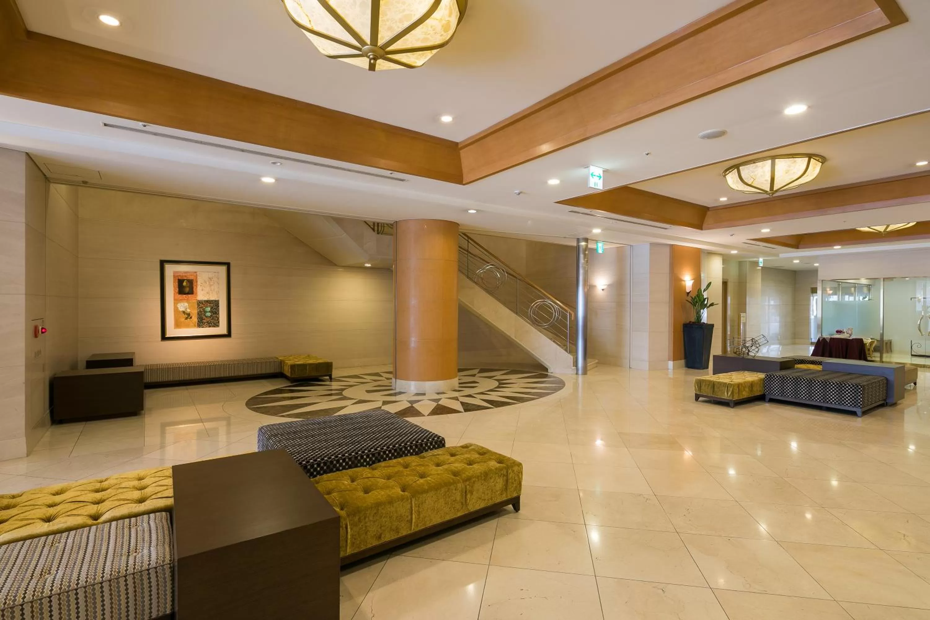 Lobby or reception in HOTEL MYSTAYS Matsuyama