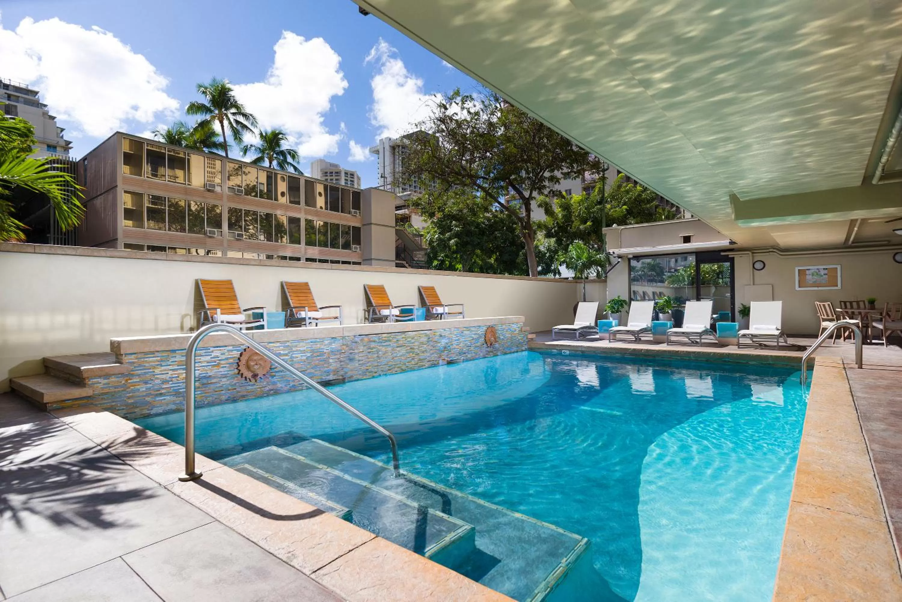 Swimming pool in Ohia Waikiki Studio Suites