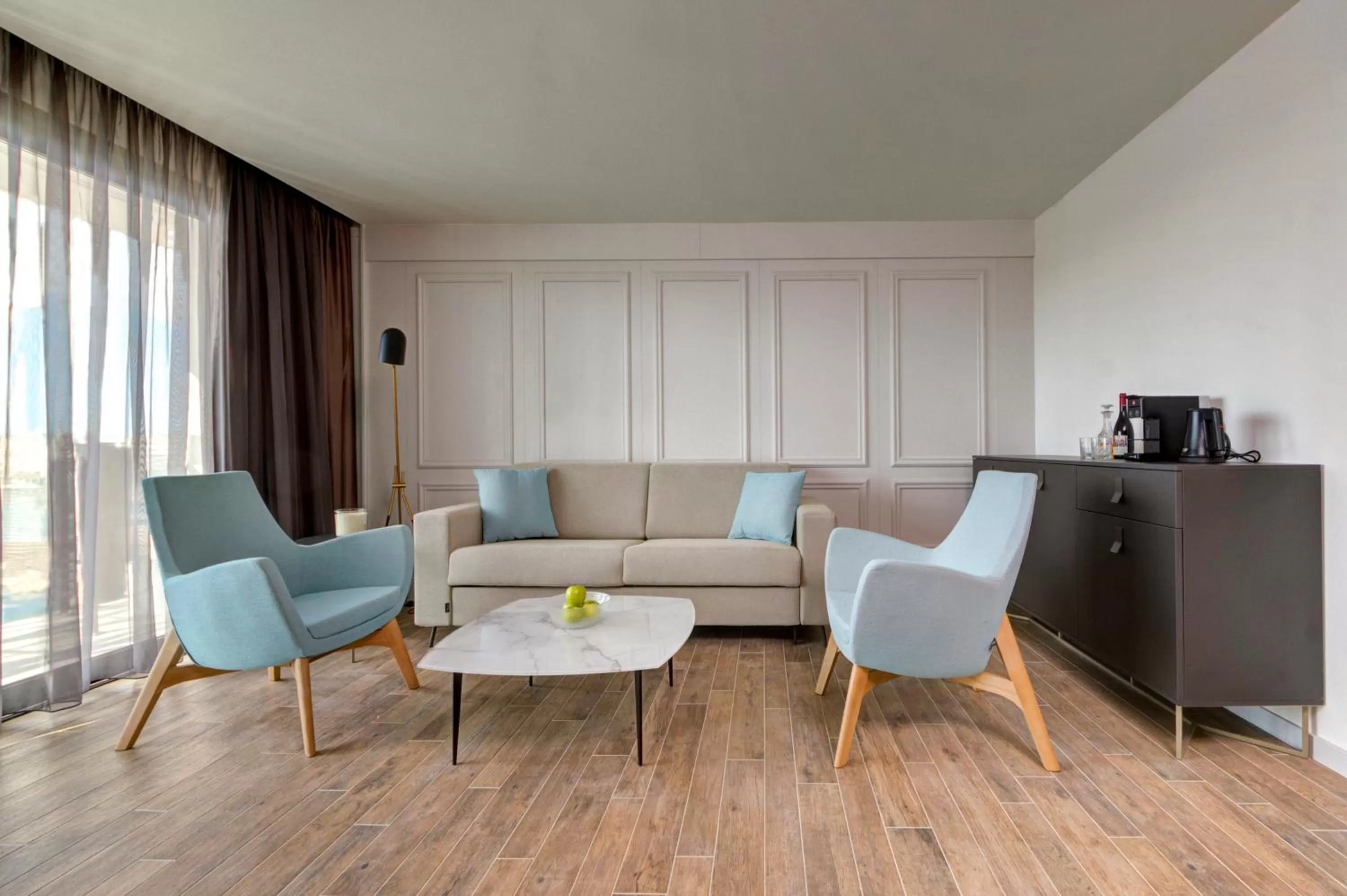 Living room in Land's End, Boutique Hotel