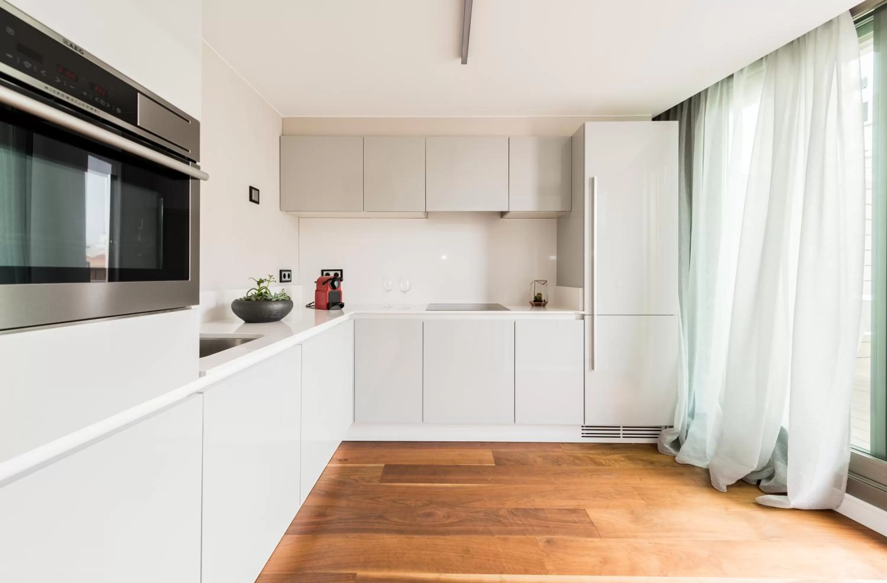 Kitchen or kitchenette in Gran View Apartments